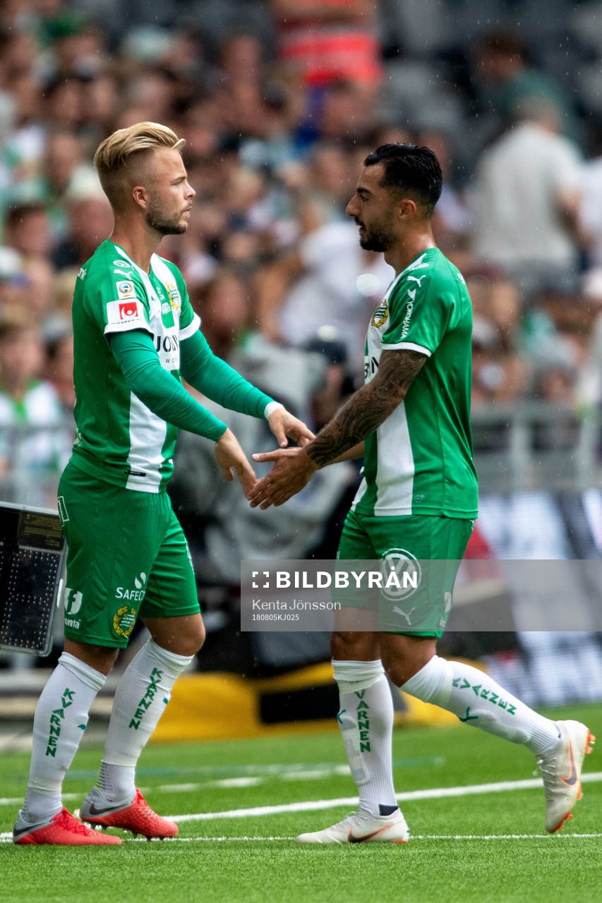 Hammarbys Sander Svendsen byts in istället för Jiloan
