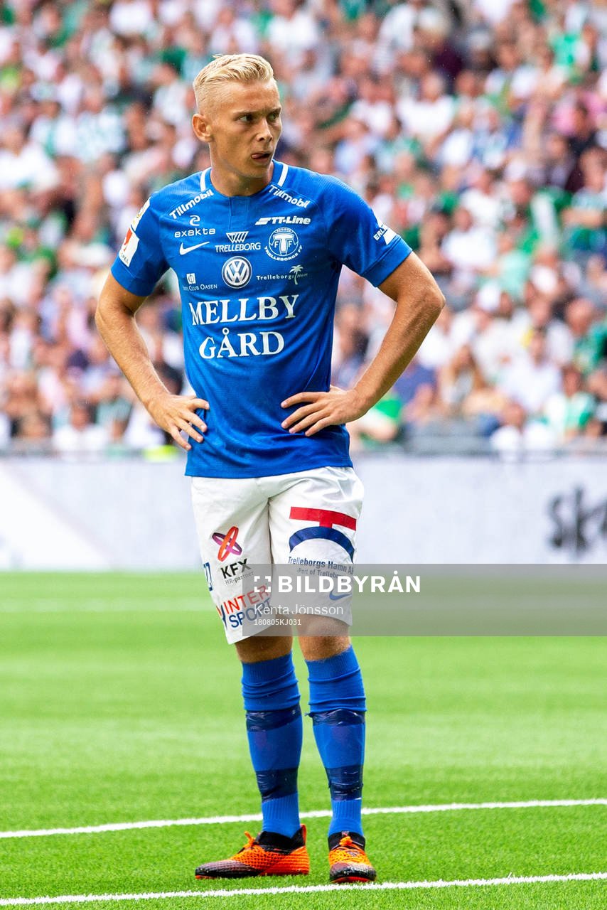 Trelleborgs Johan Brannefalk deppar