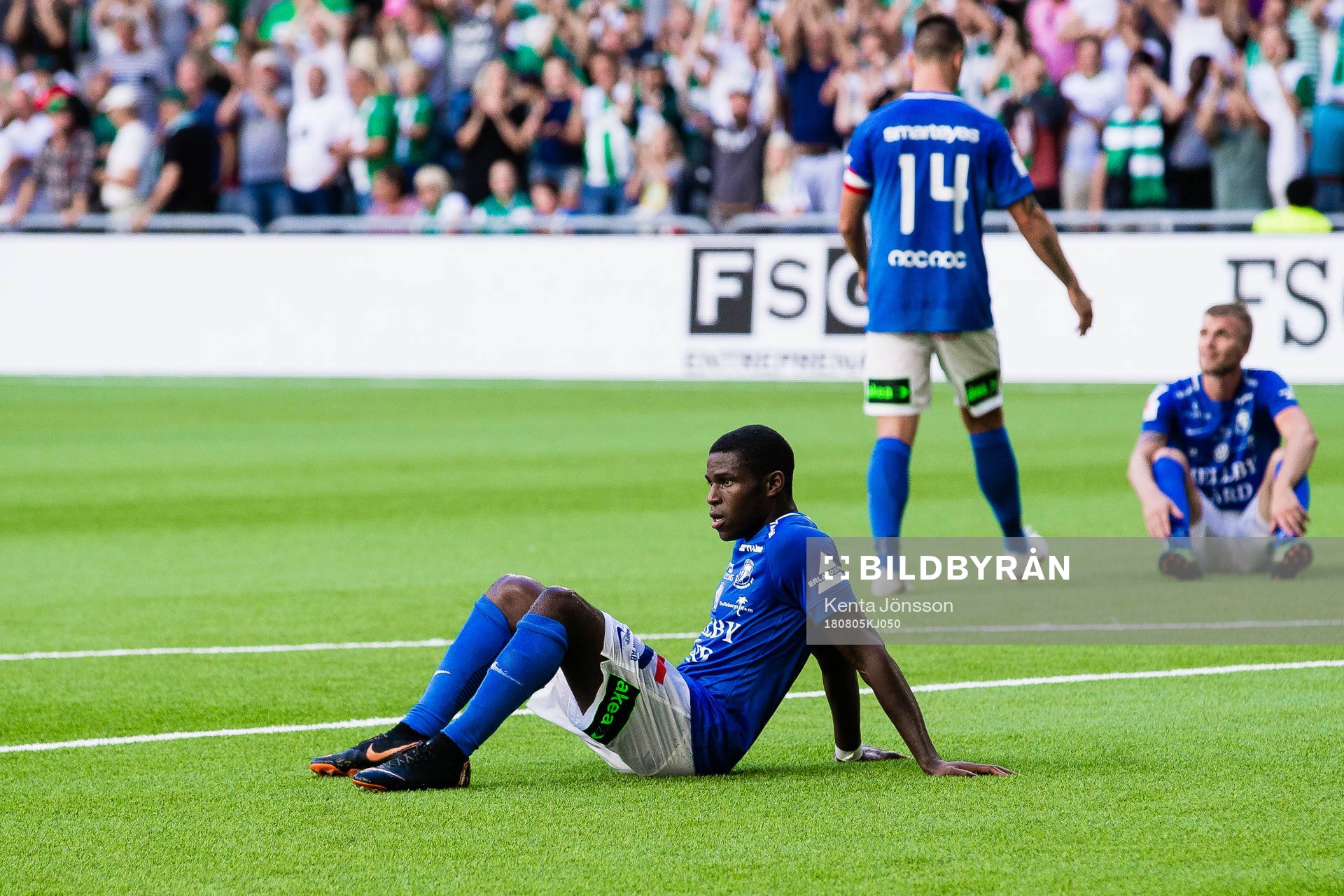 Trelleborgs Kofi Sarkodie deppar