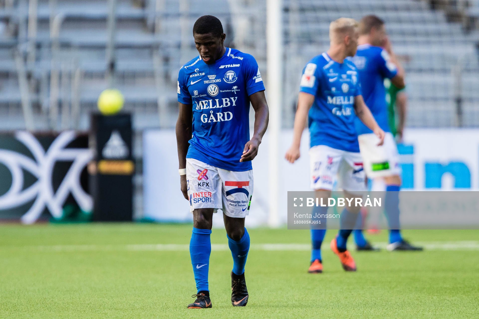 Trelleborgs Kofi Sarkodie deppar