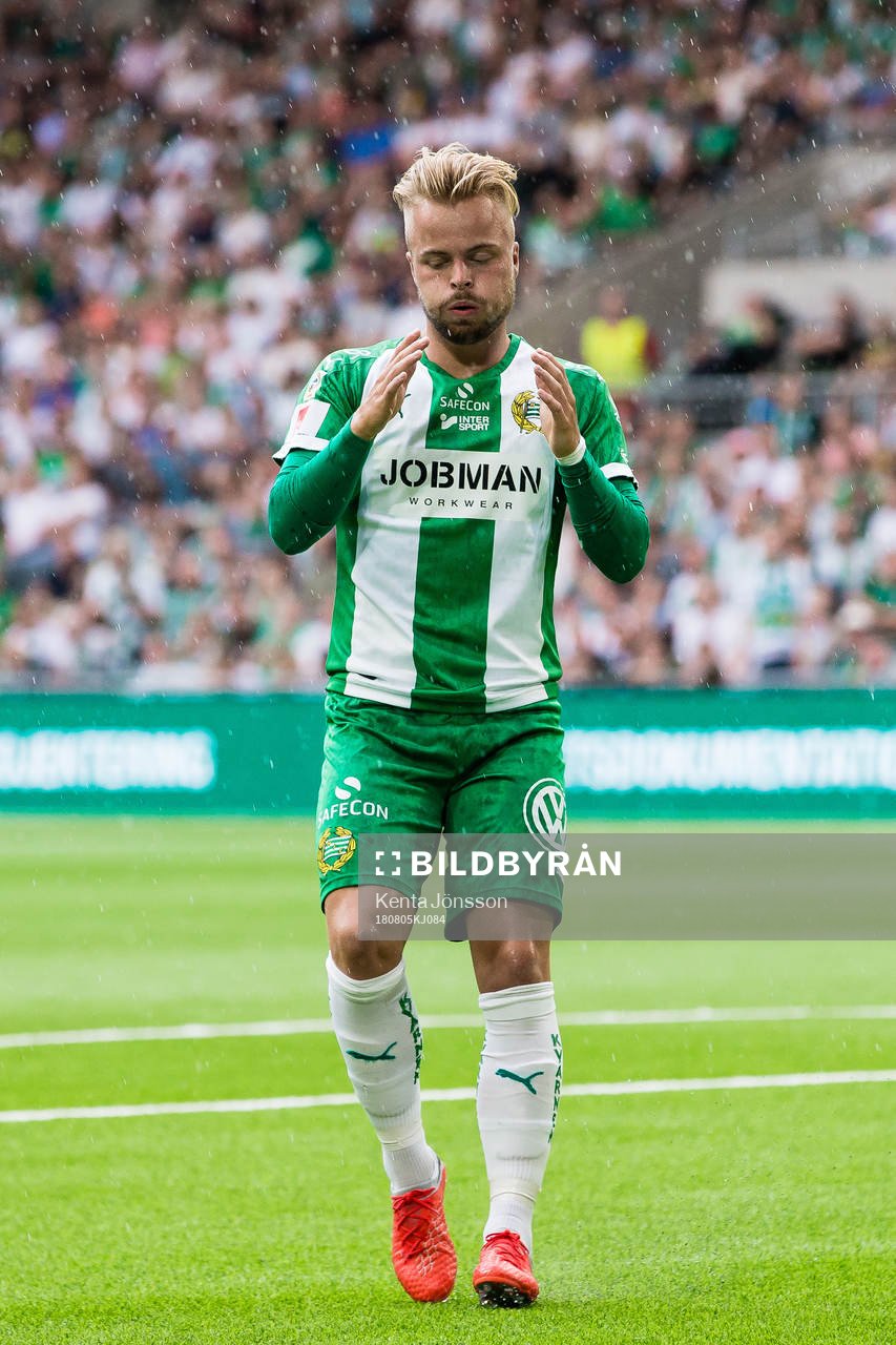 Hammarbys Sander Svendsen deppar