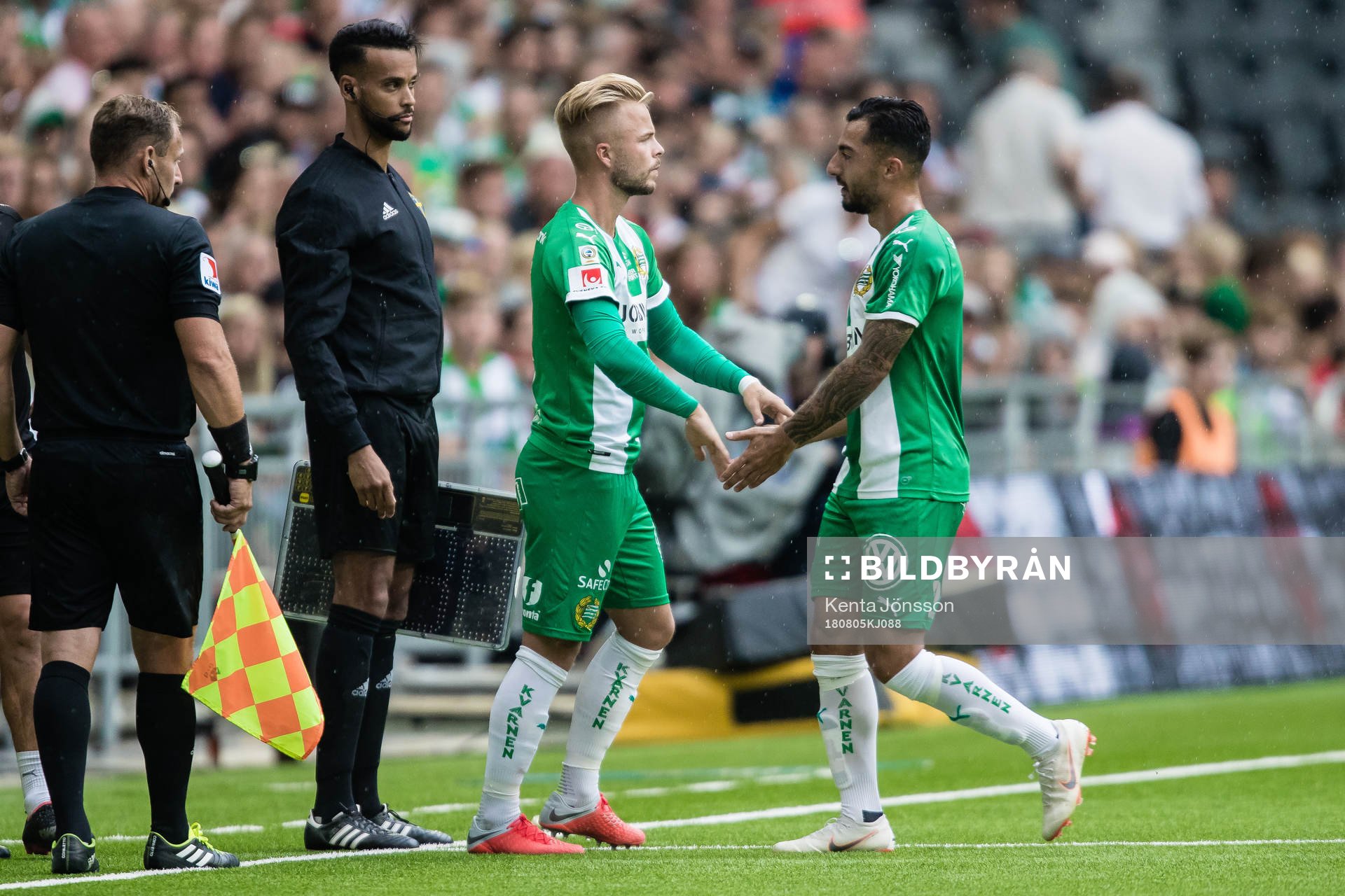 Hammarbys Sander Svendsen byts in istället Jiloan Hamad