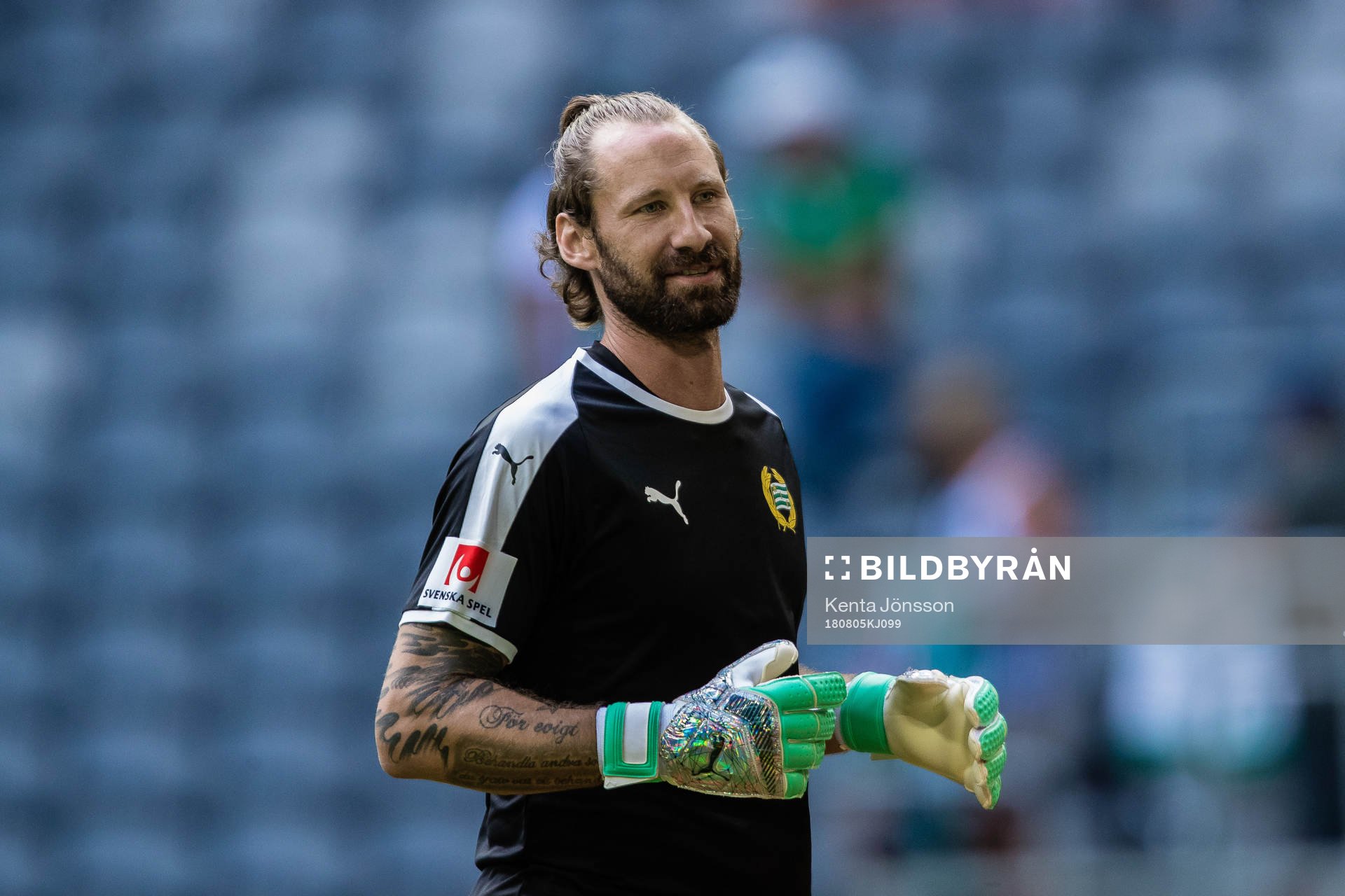 Hammarbys målvakt Johan Wiland