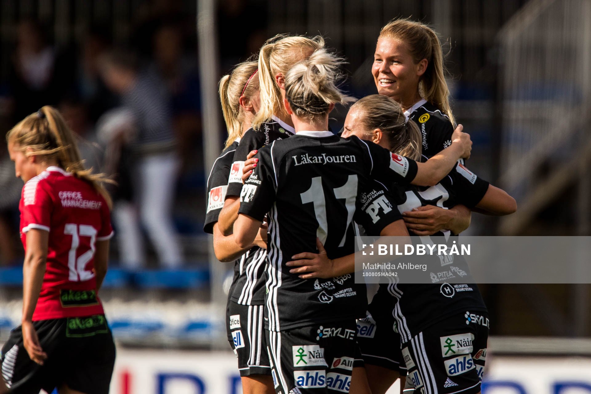 Piteås Nina Jakobsson jublar