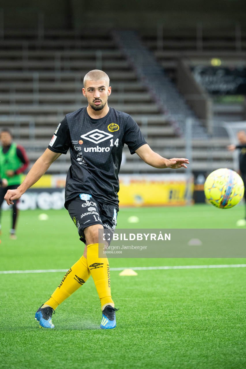 Elfsborgs Ibrahim Dresevic  före fotbollsmatchen i