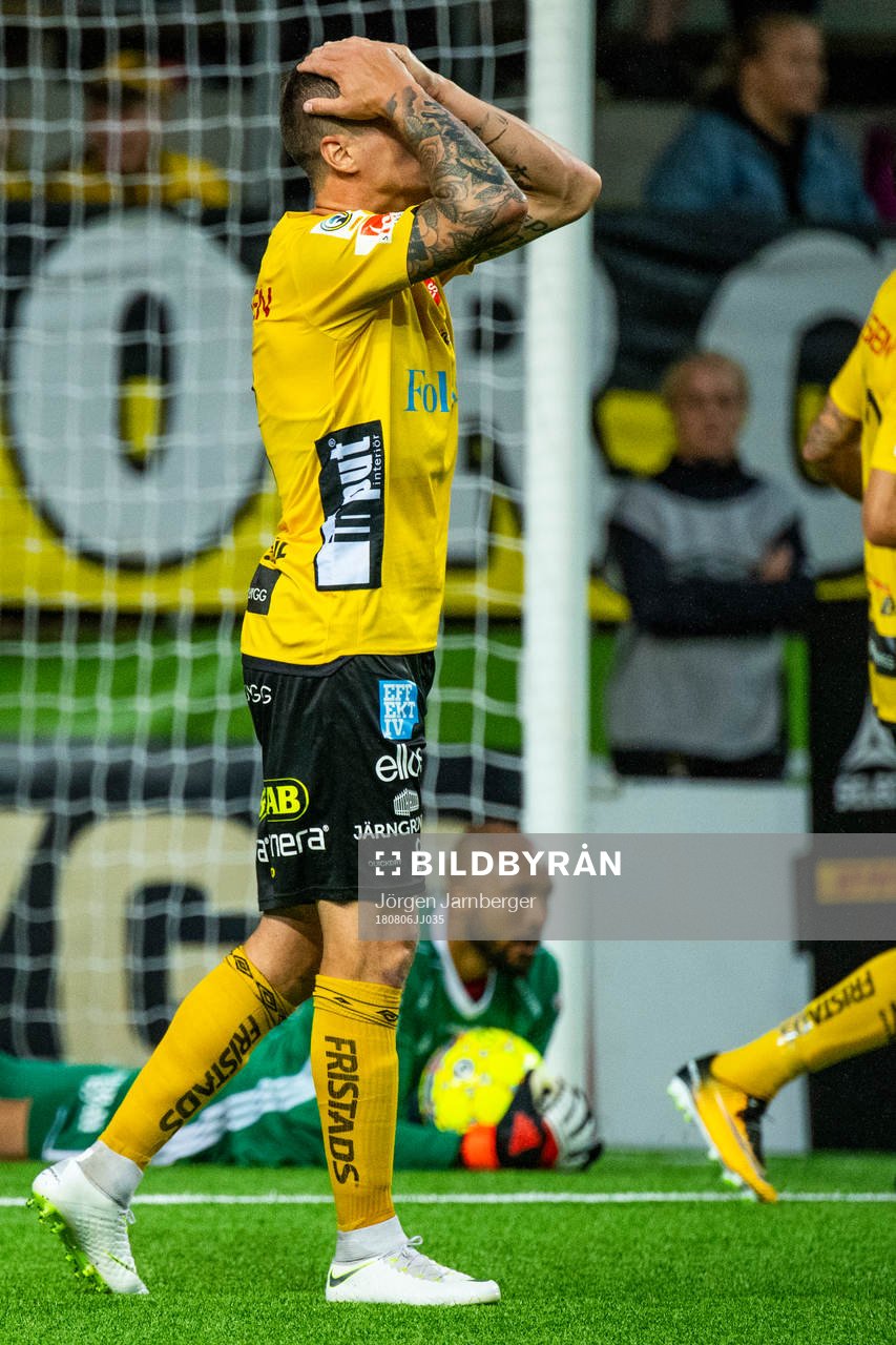 Elfsborgs Samuel Holmén deppar