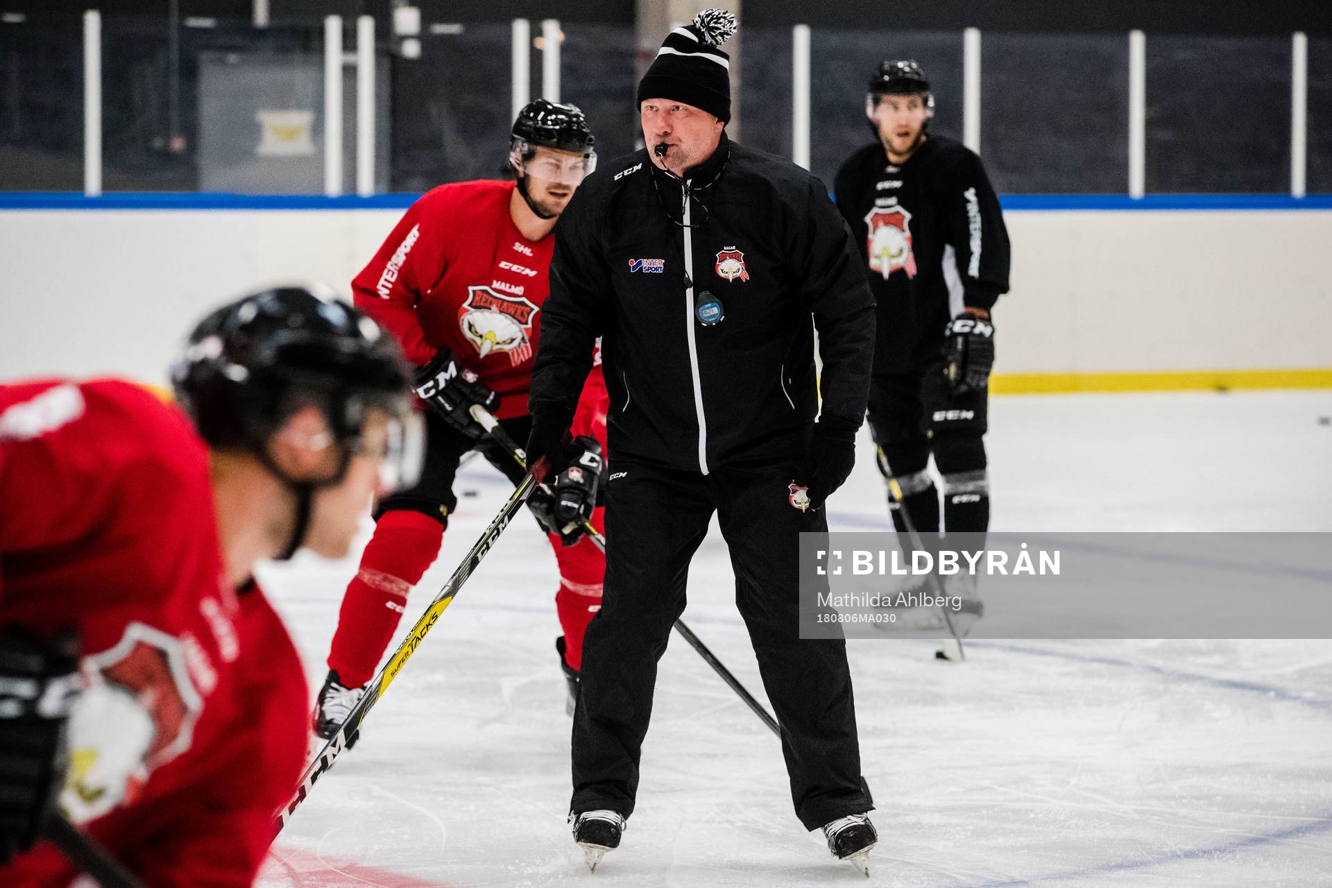 Malmö Redhawks tränare Peter Andersson