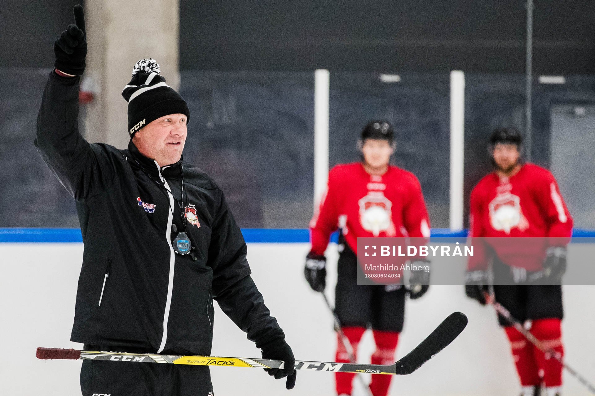 Malmö Redhawks tränare Peter Andersson