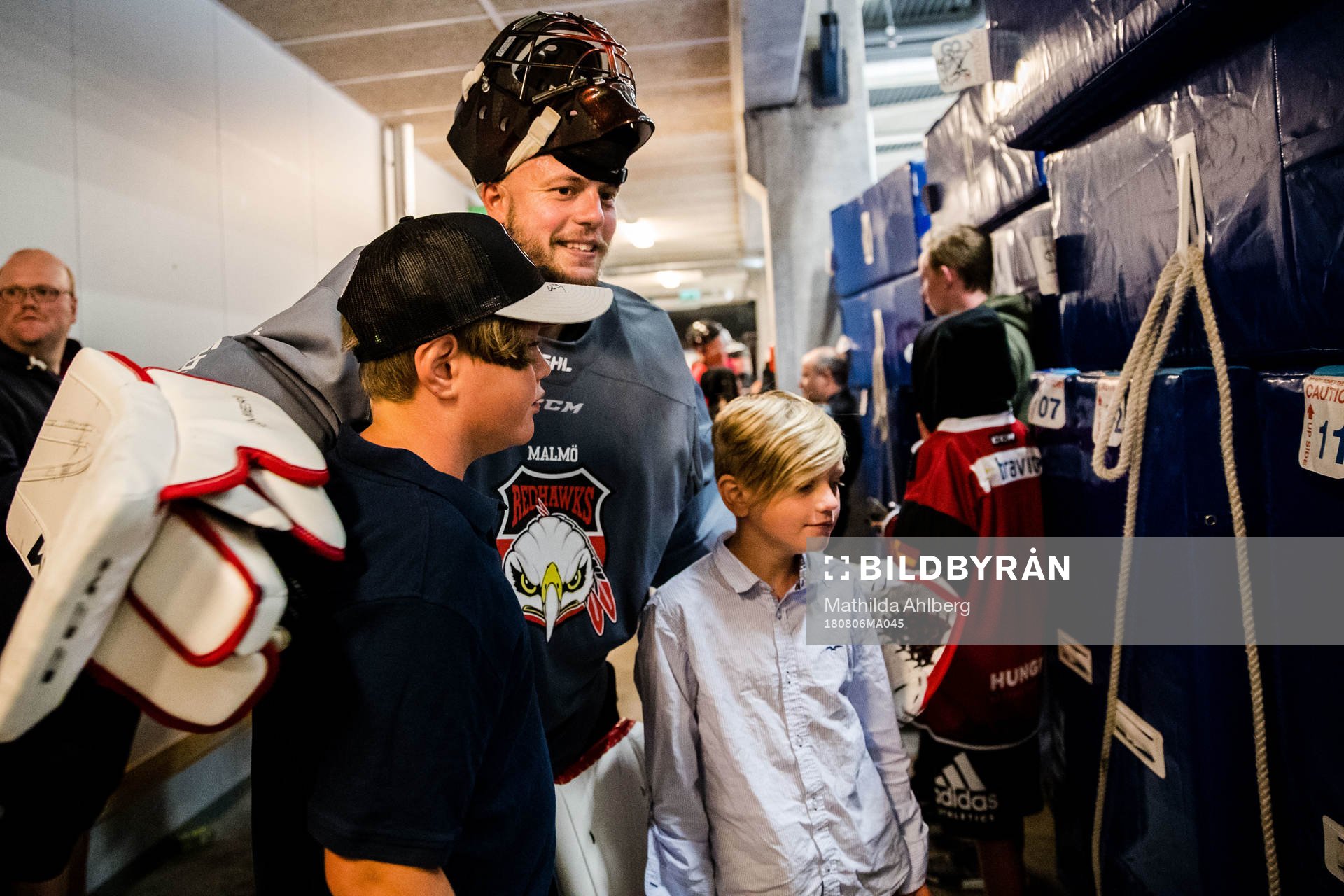 Malmö Redhawks målvakt Oscar Alsenfelt