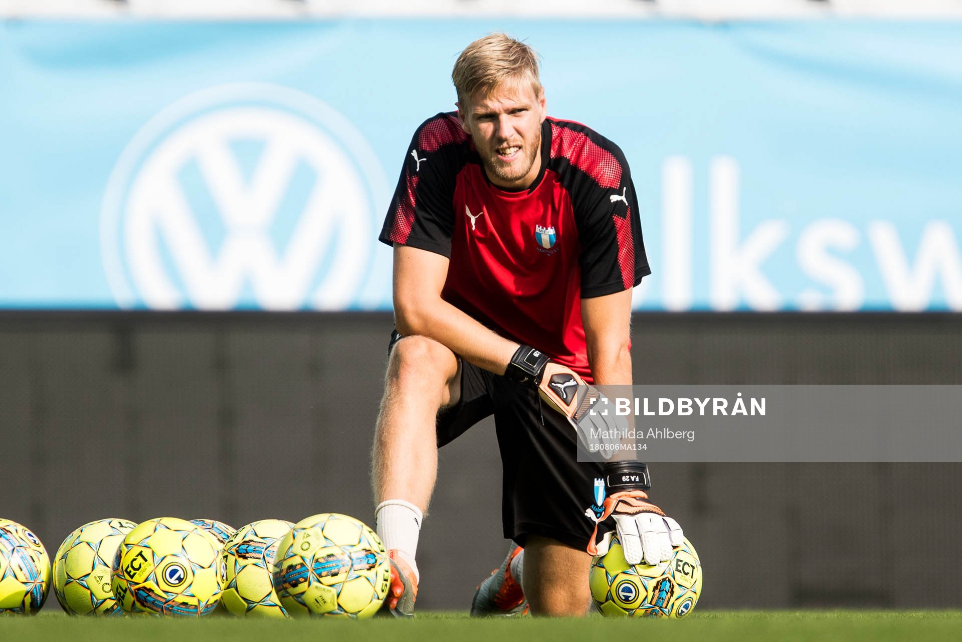 Goalkeeper Fredrik Andersson of Malmö FF