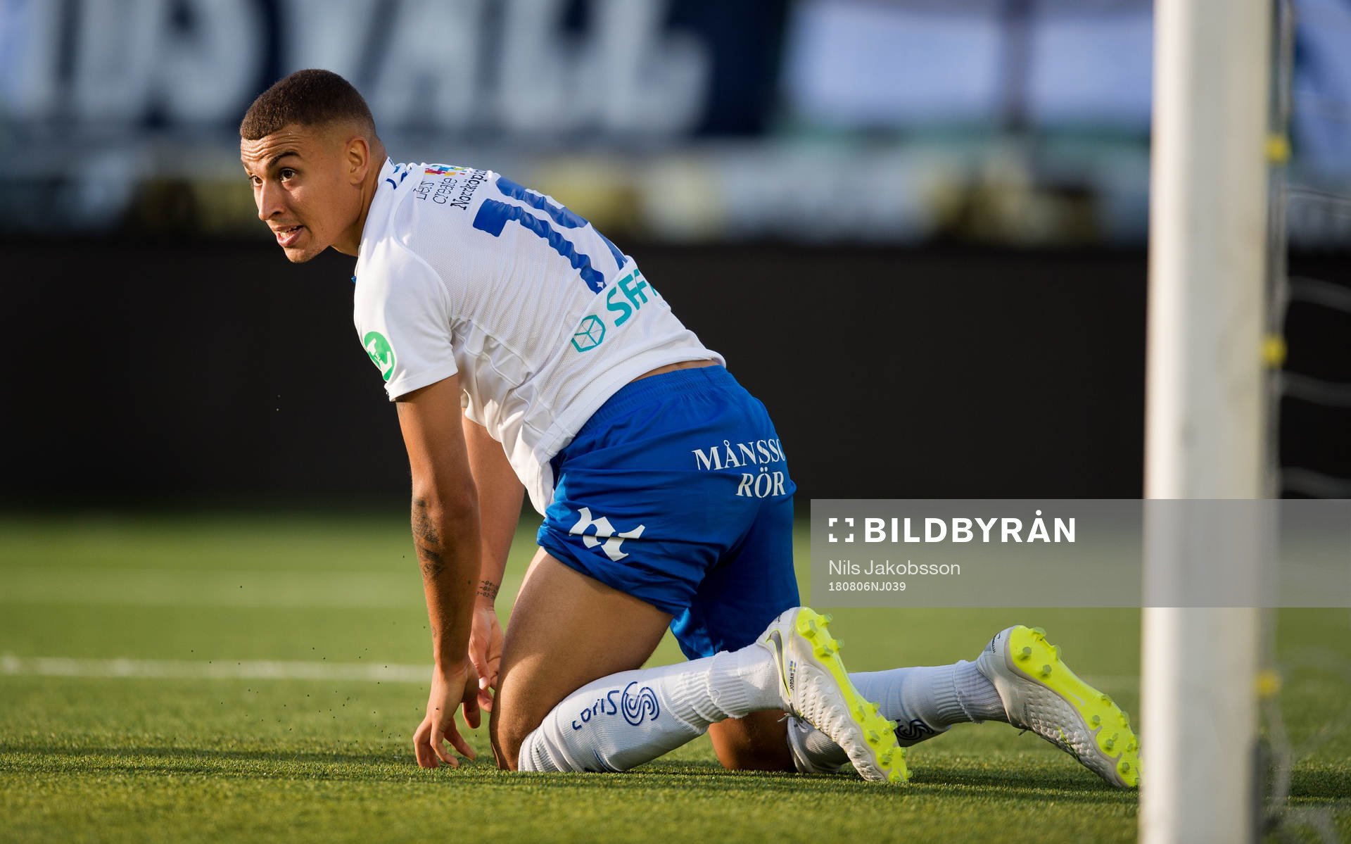Norrköpings Jordan Larsson deppar