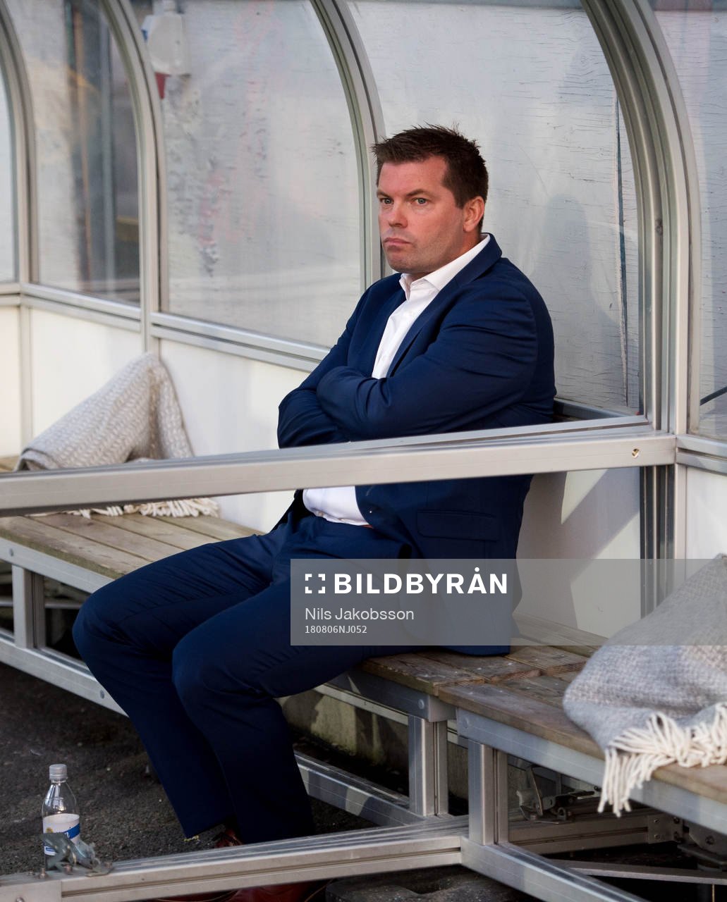 Norrköpings tränare Jens Gustafsson deppar