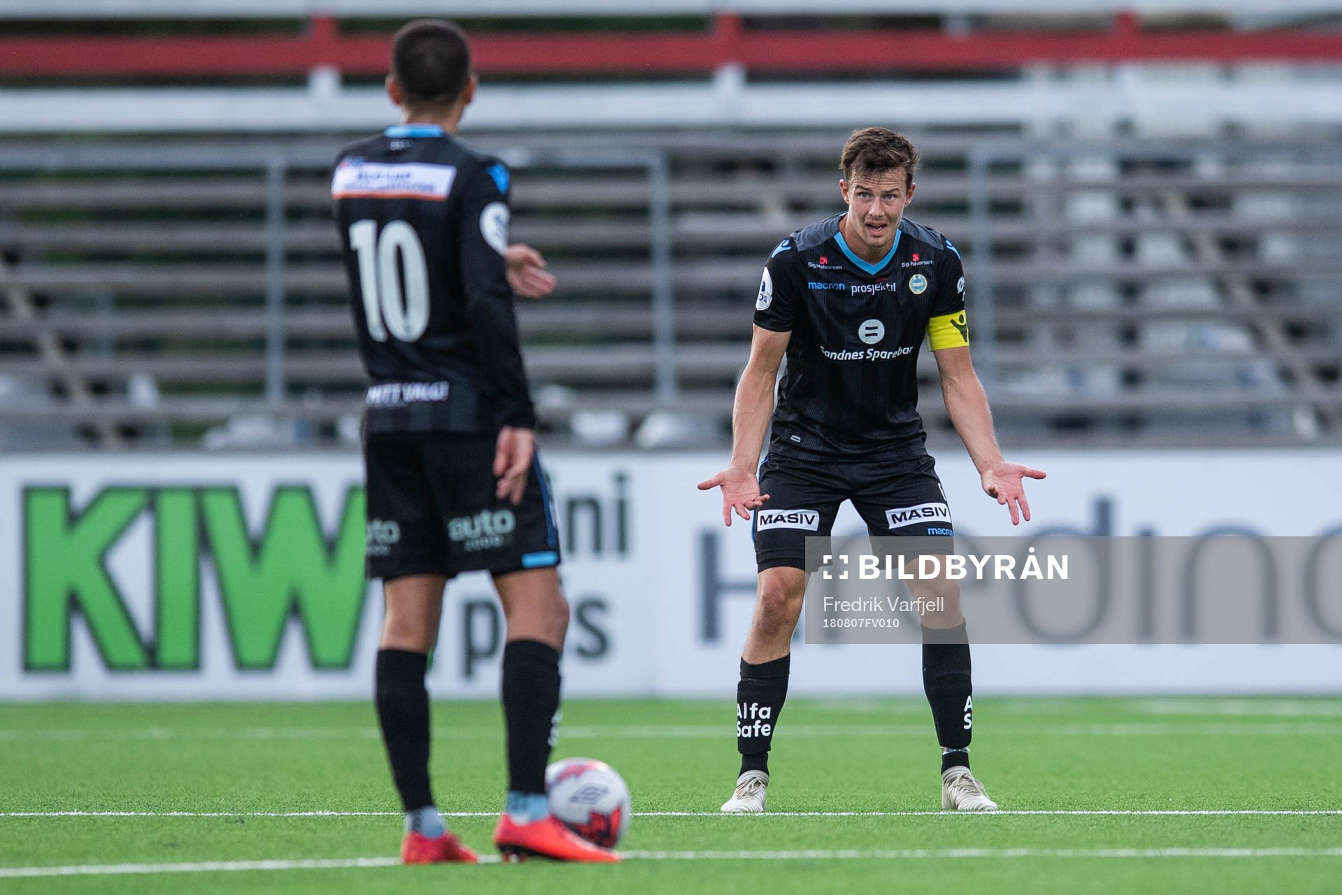 Niels Vorthoren of Sandnes Ulf reacts