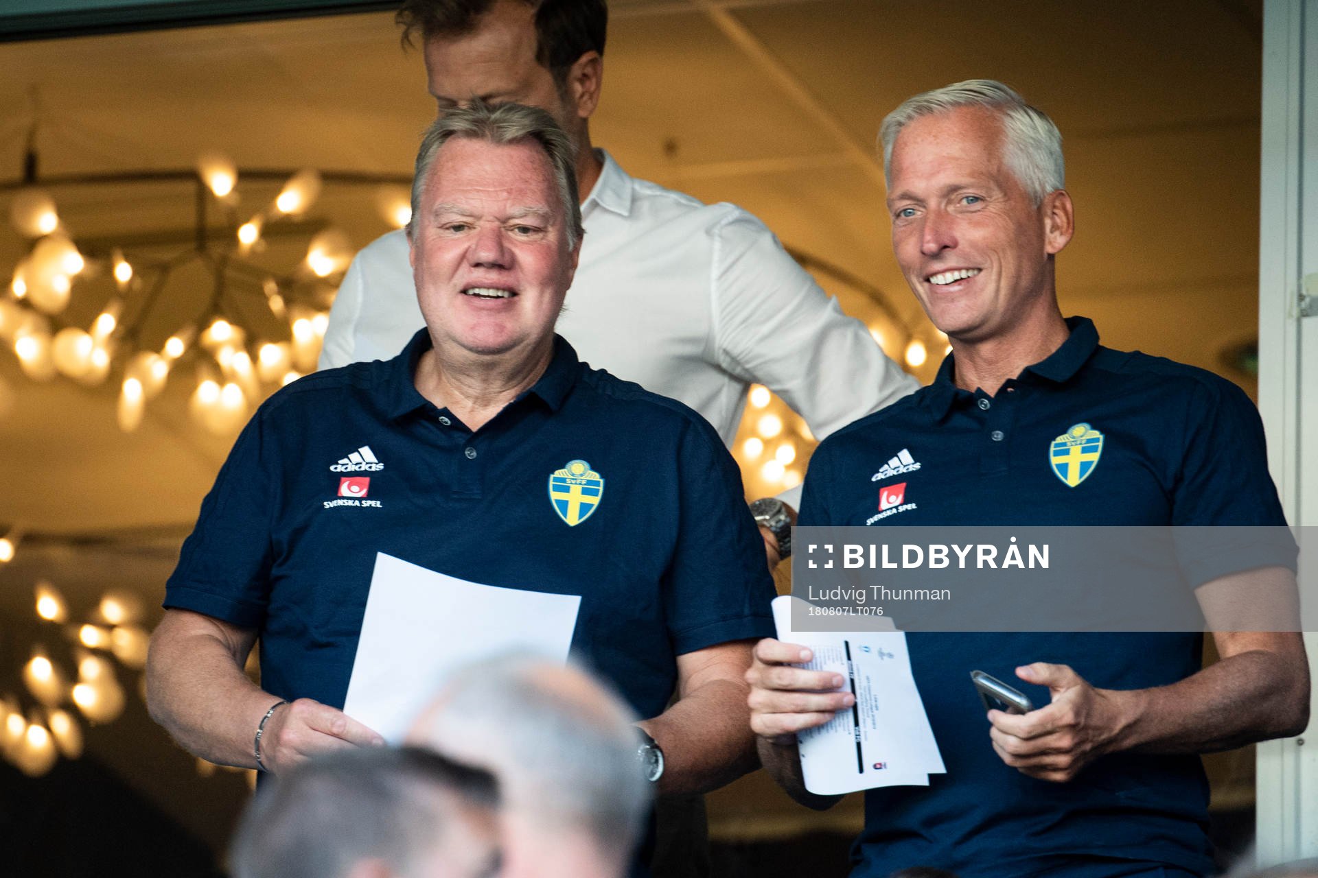 Karl-Erik Nilsson, Chairman and Håkan Sjöstrand,