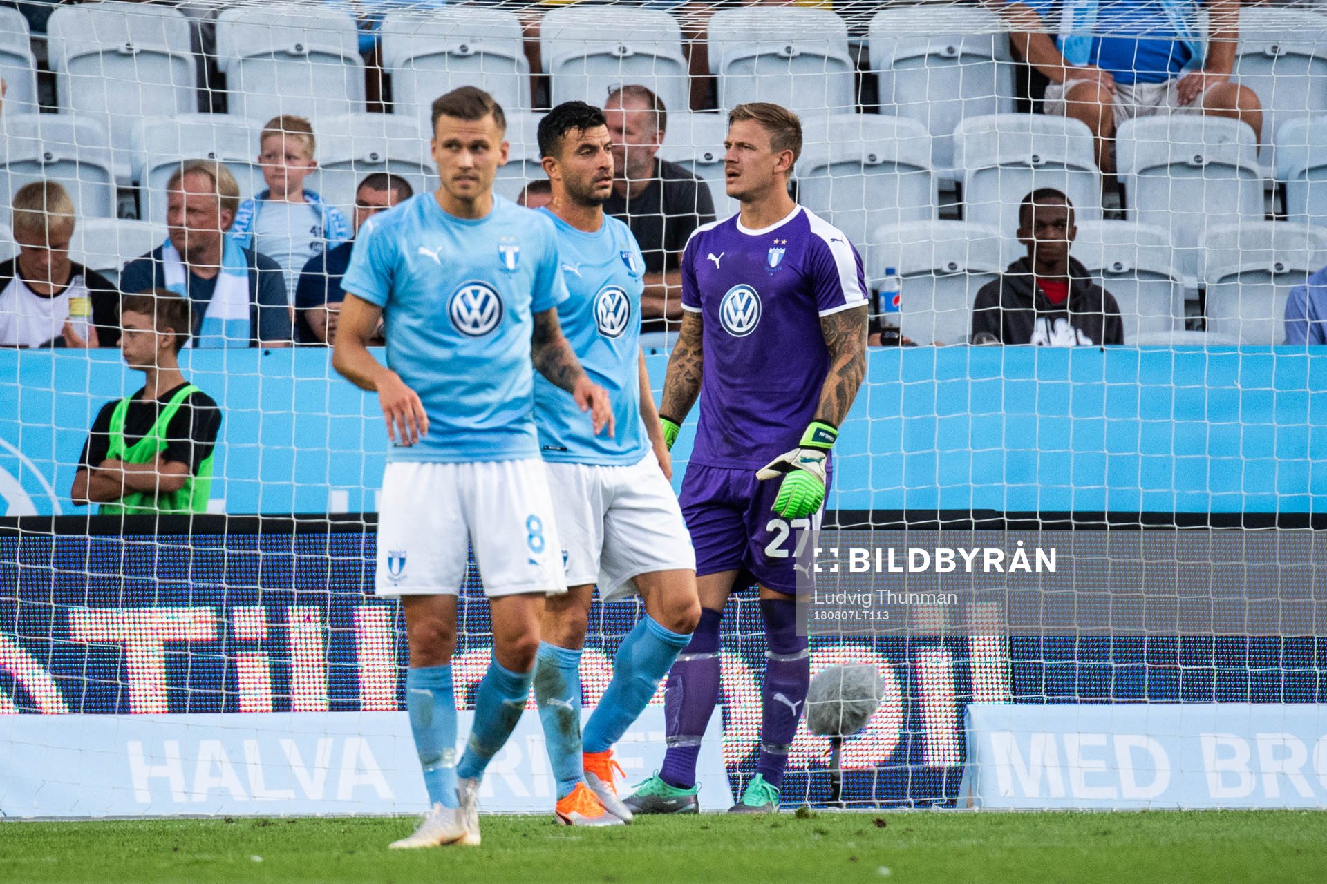 Arnór Ingvi Traustason, Behrang Safari and goalkeeper