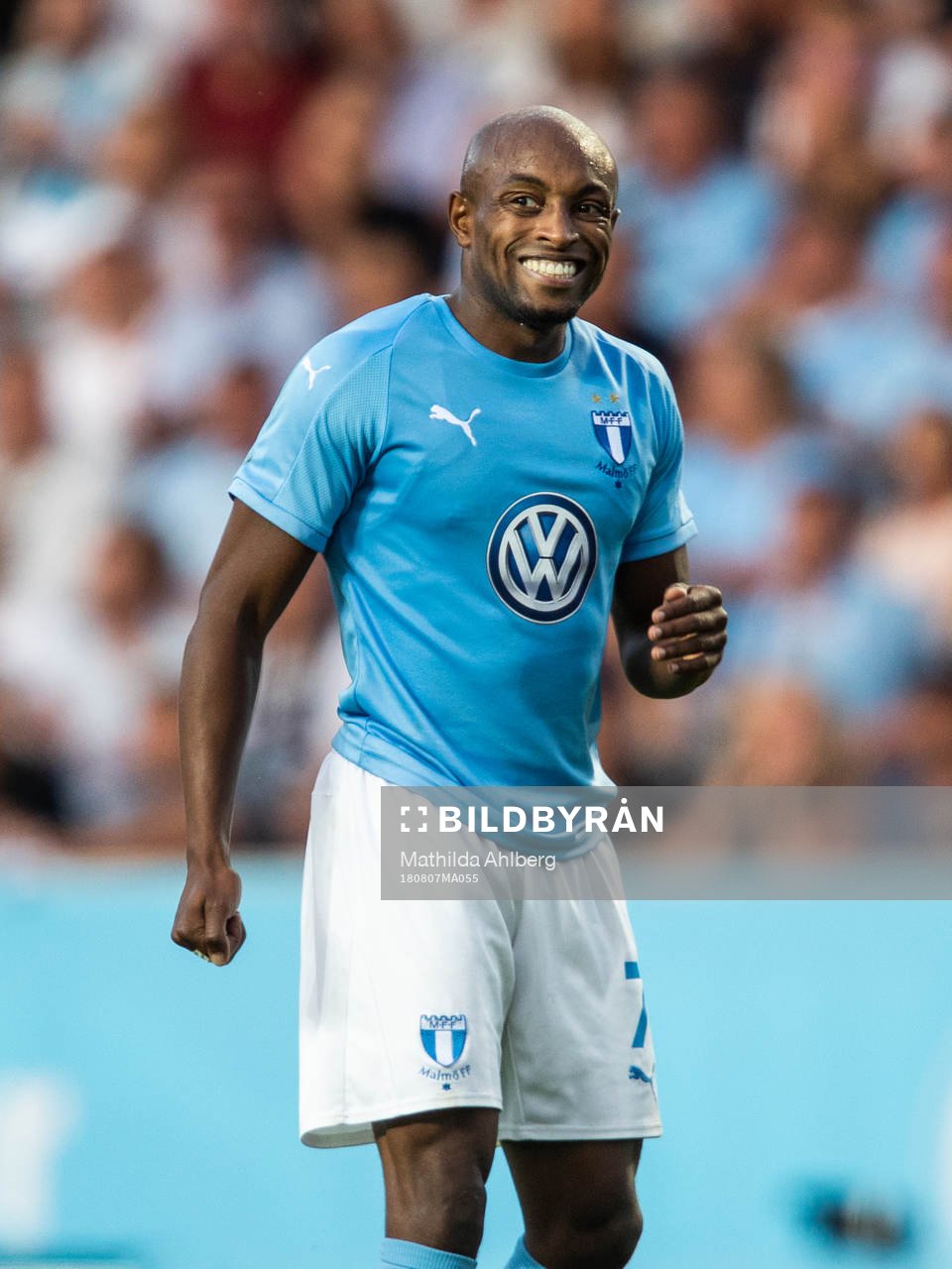 Fouad Bachirou of Malmö FF looks dejected