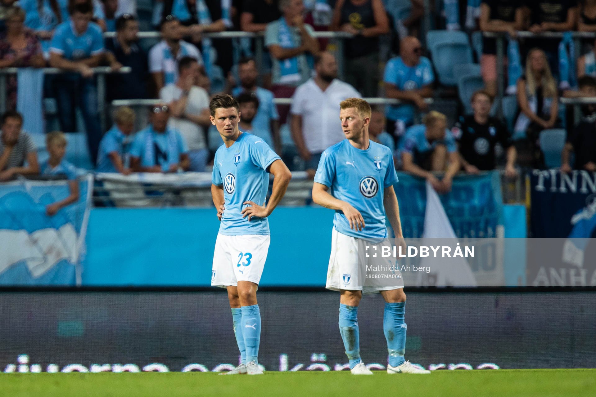 Marcus Antonsson and Marcus Antonsson of Malmö FF look