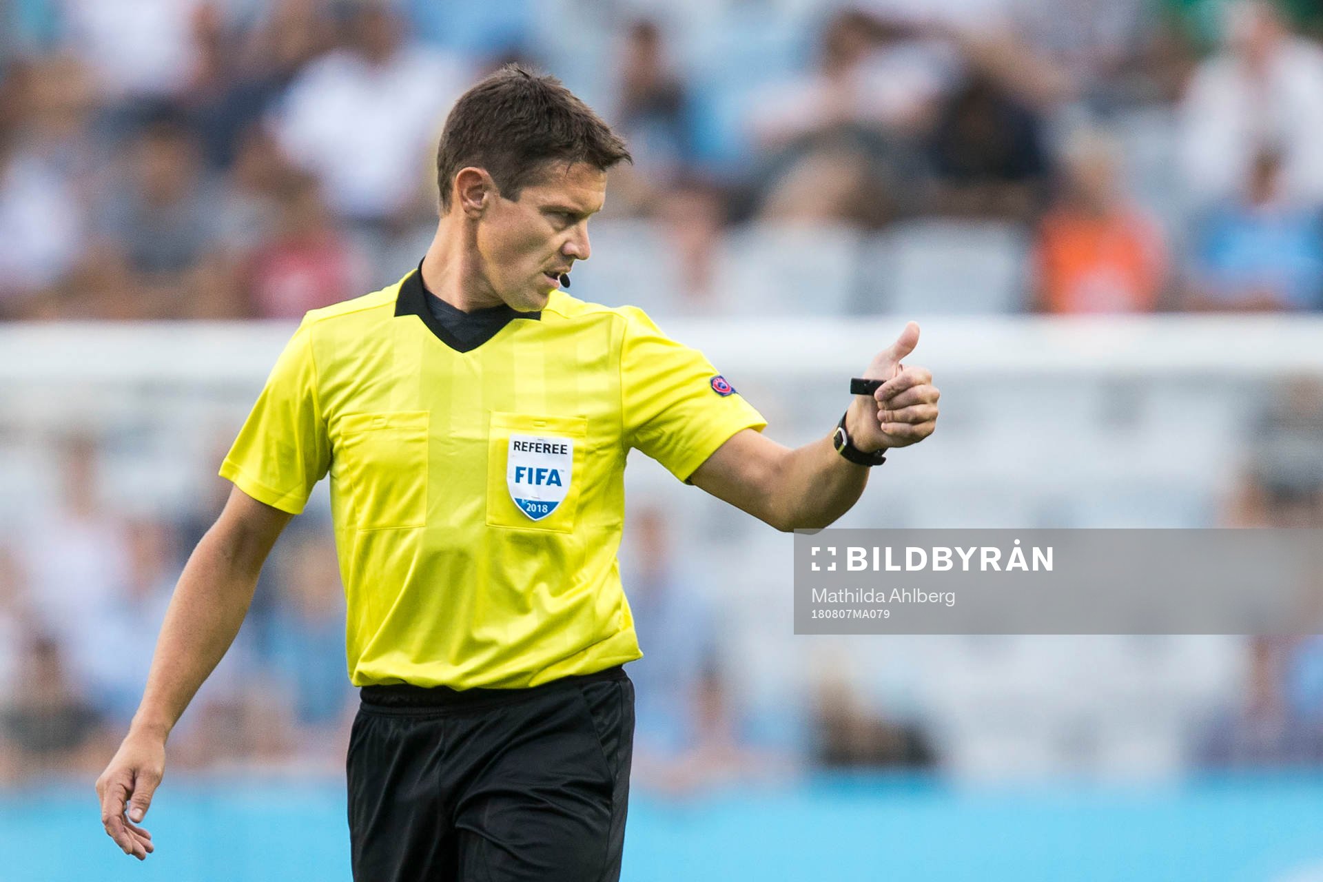 Referee Matej Jug