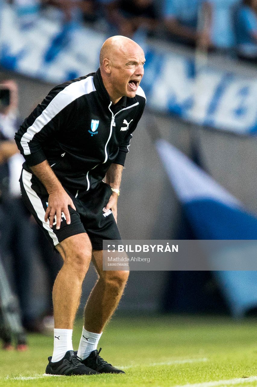 Head coach Uwe Rösler of Malmö FF