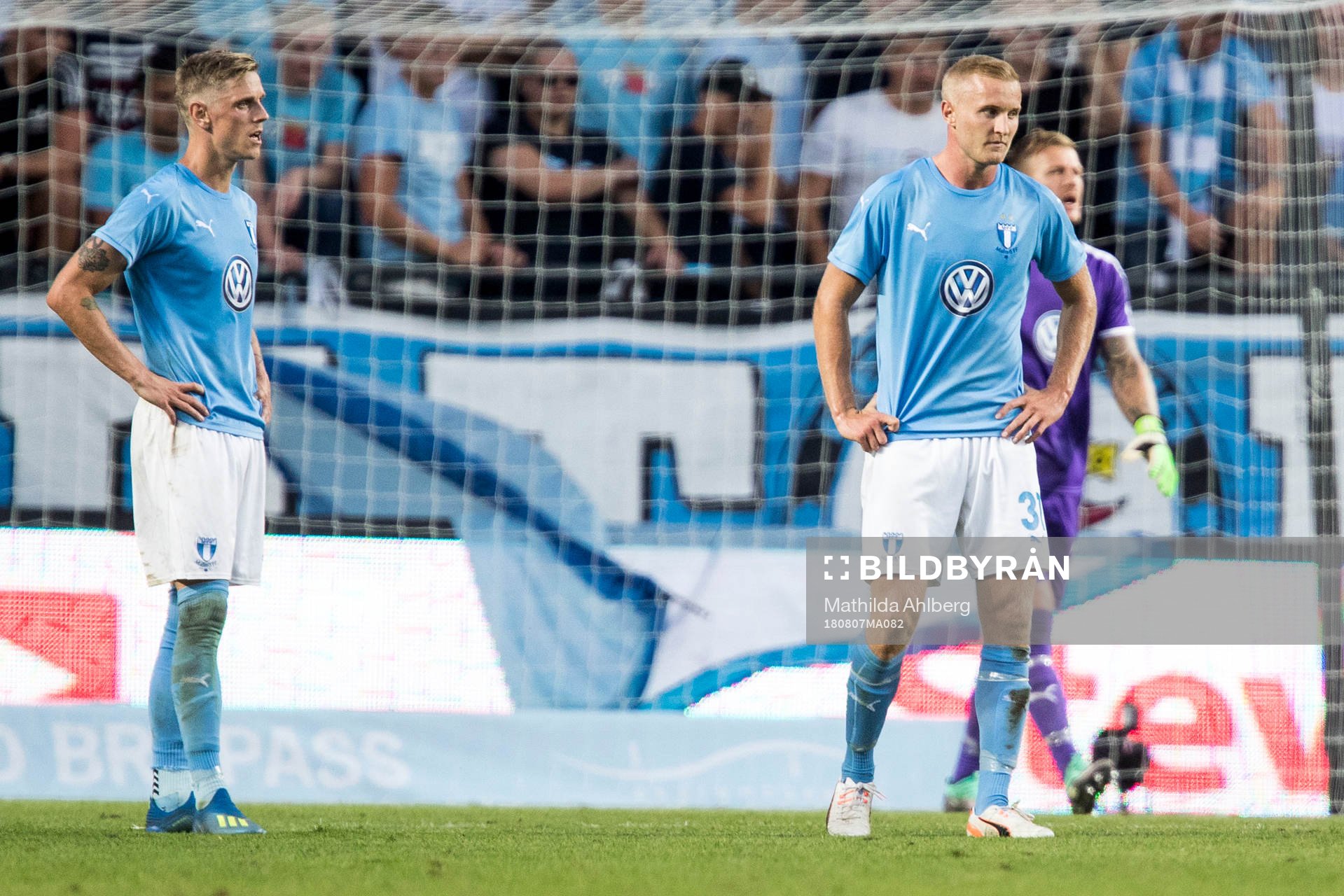 Sören Rieks of Malmö FF and Franz Brorsson of Malmö FF