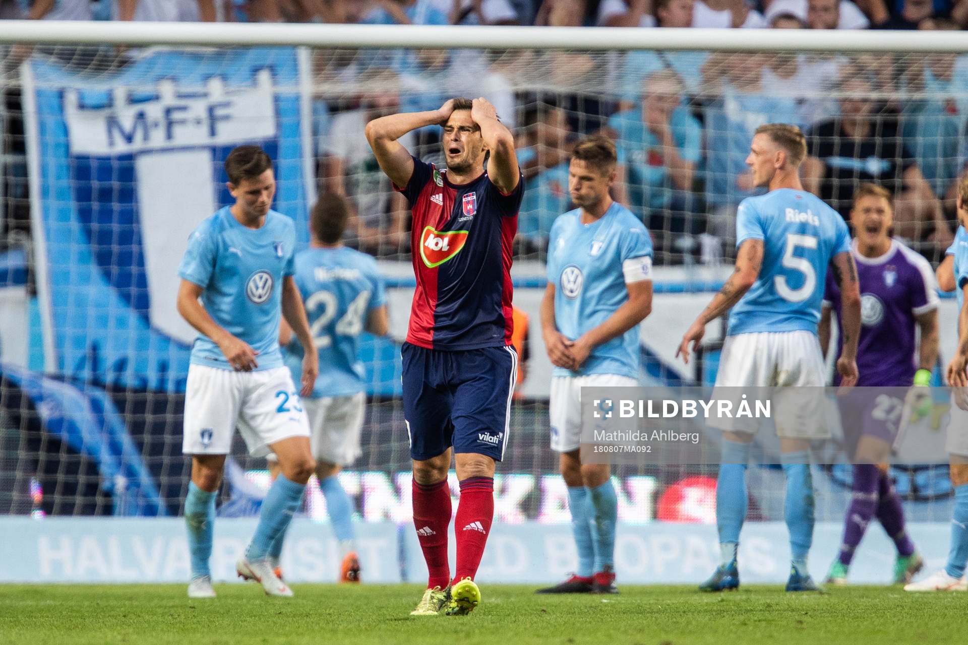 Danko Lazović of Vidi looks dejected
