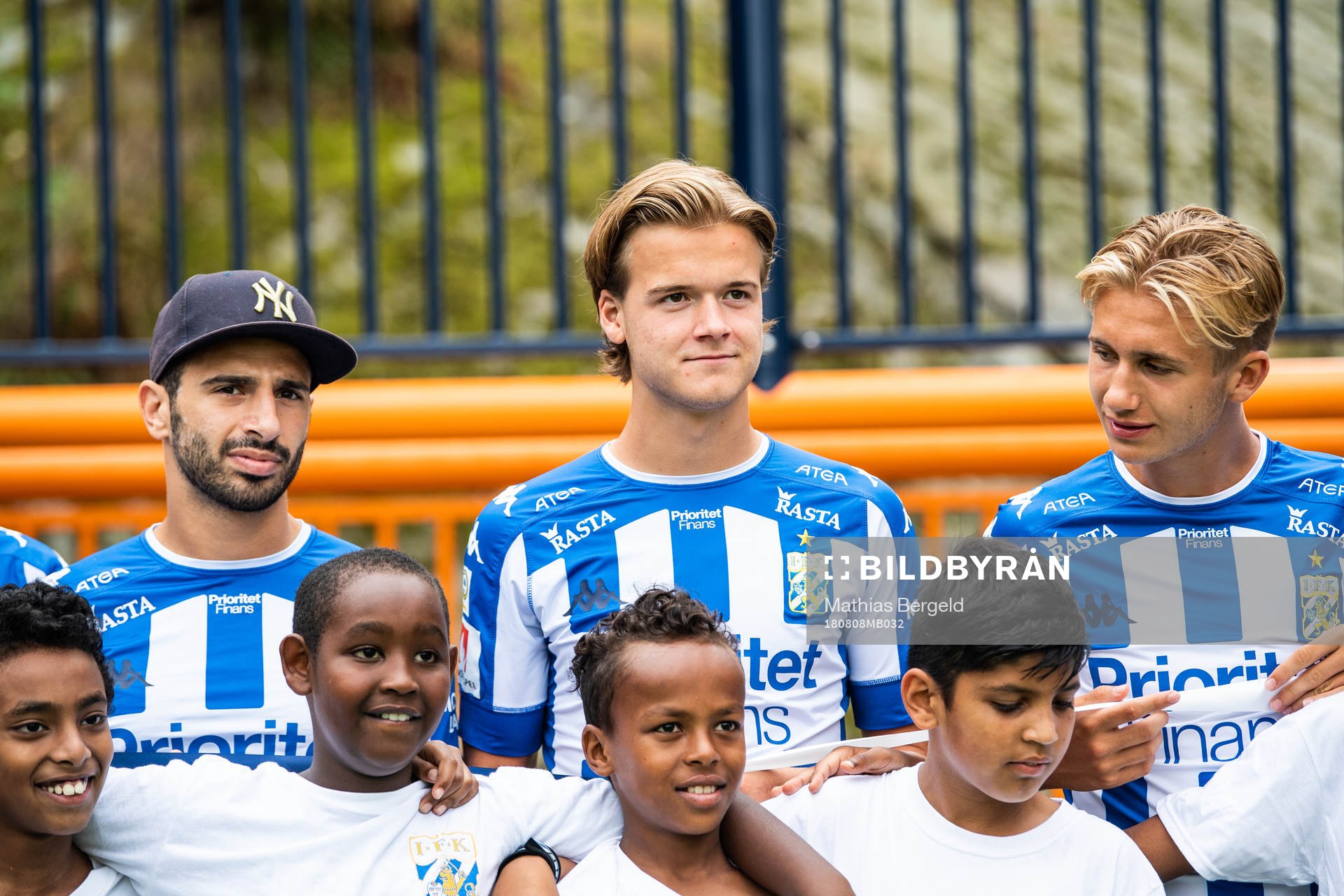 IFK Göteborgs André Calisir, August Erlingmark och