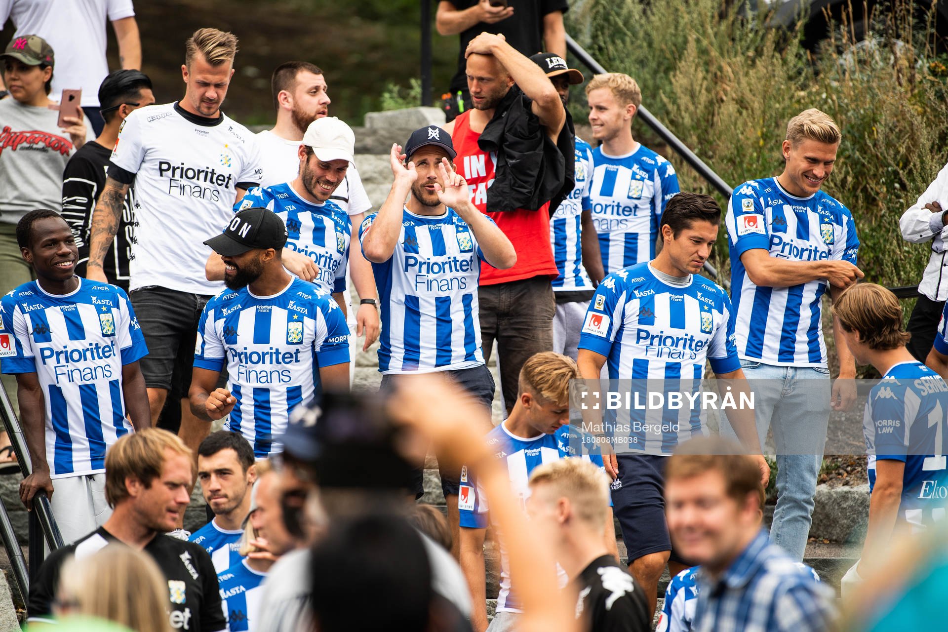 IFK Göteborgs spelare med bland annat Emil Salomonsson,