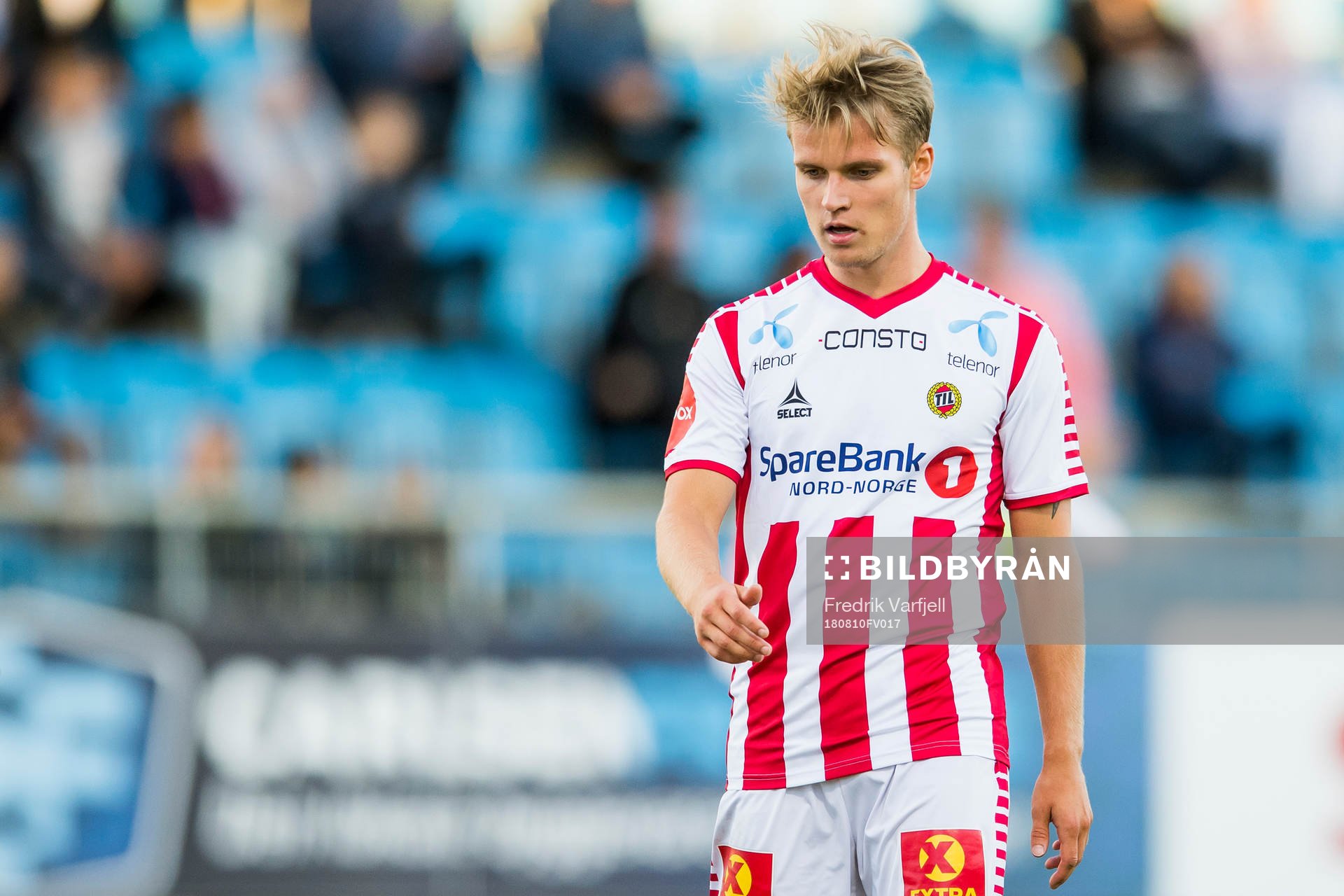 Mikael Nord Ingebrigtsen of Tromsø looks dejected