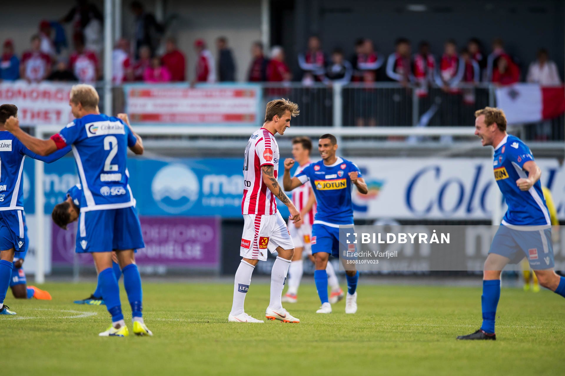 Runar Espejord of Tromsø looks dejected