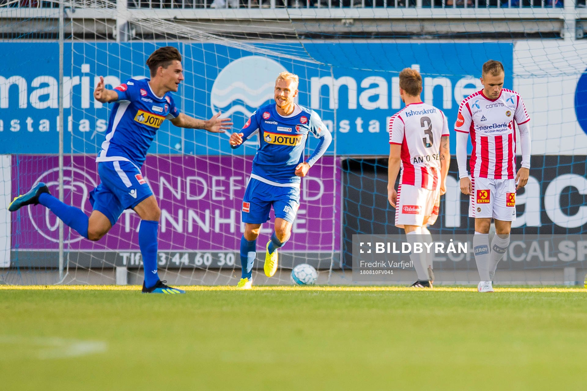 William Alibin Kurtovic of Sandefjord celebrates