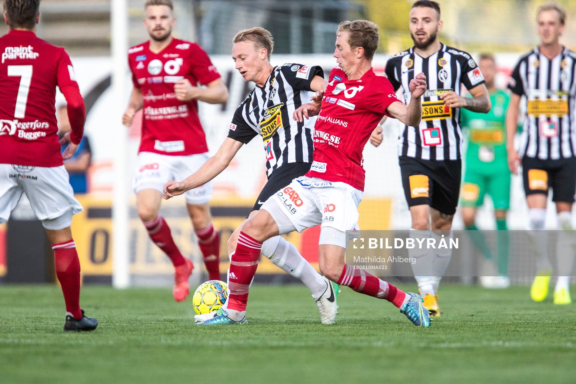 Landskronas Måns Ekvall och Degerfors Erik Björndahl
