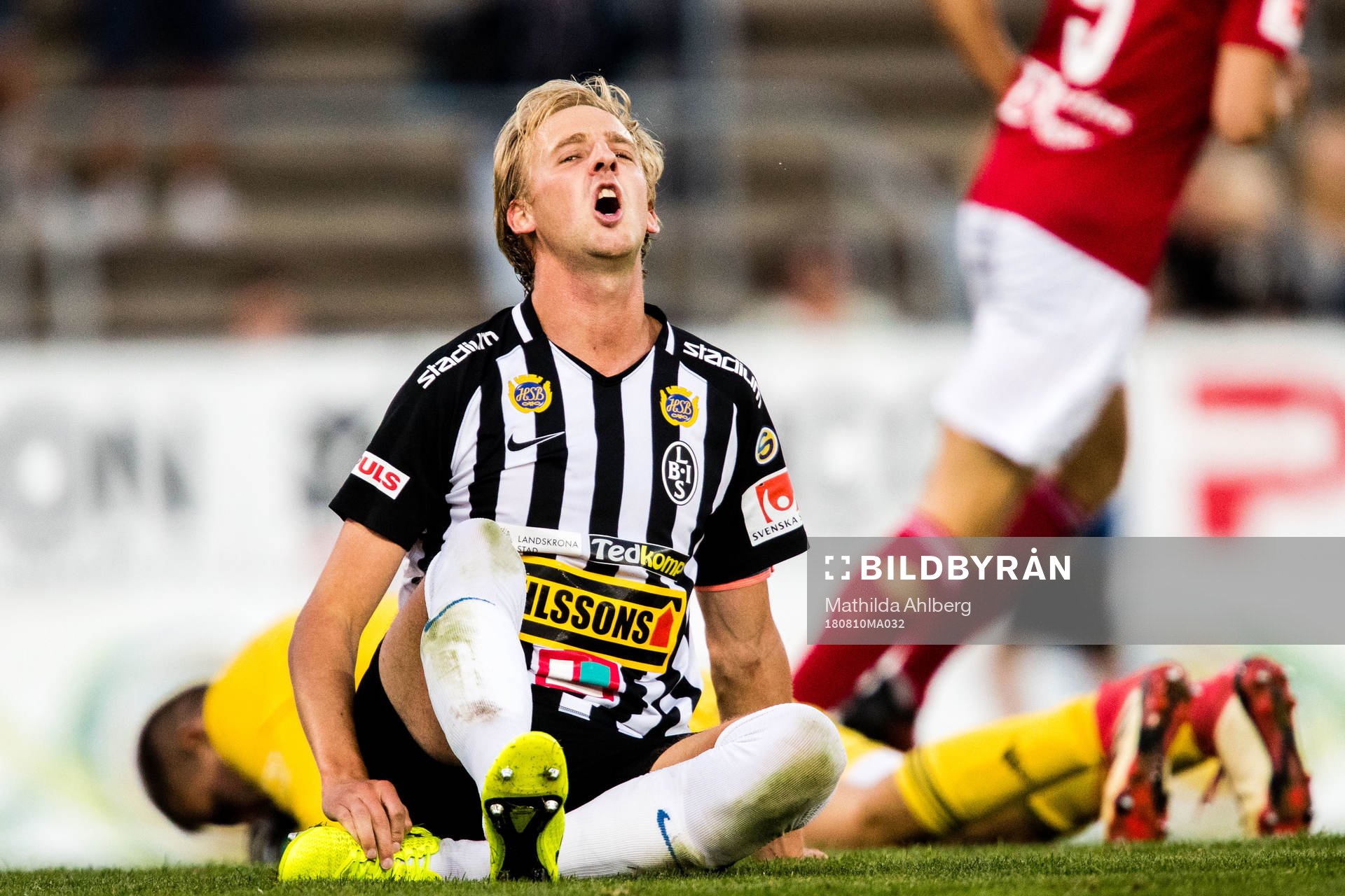 Landskronas Viktor Svensson deppar