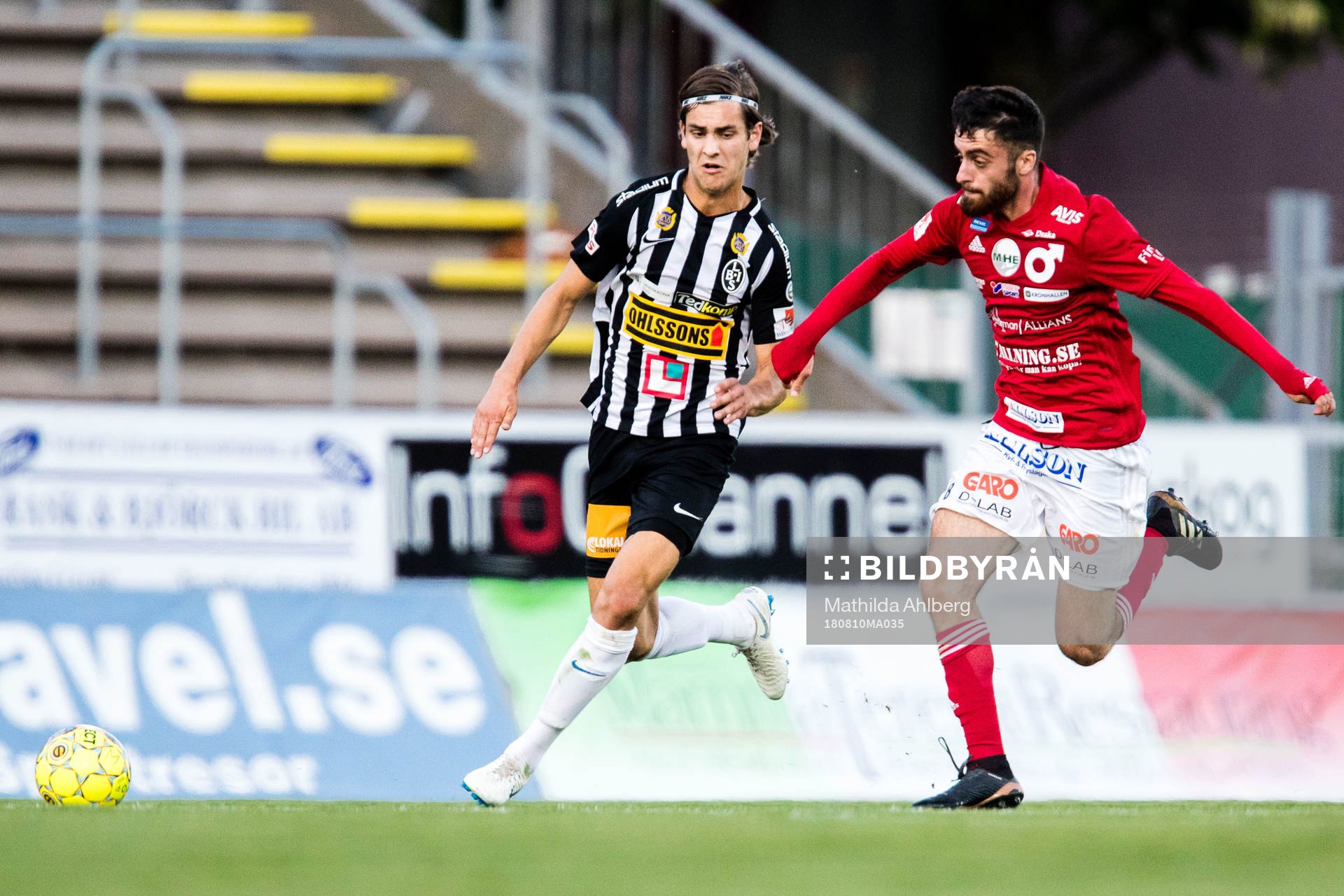 Landskronas Adi Nalic och Degerfors Alan Asaad