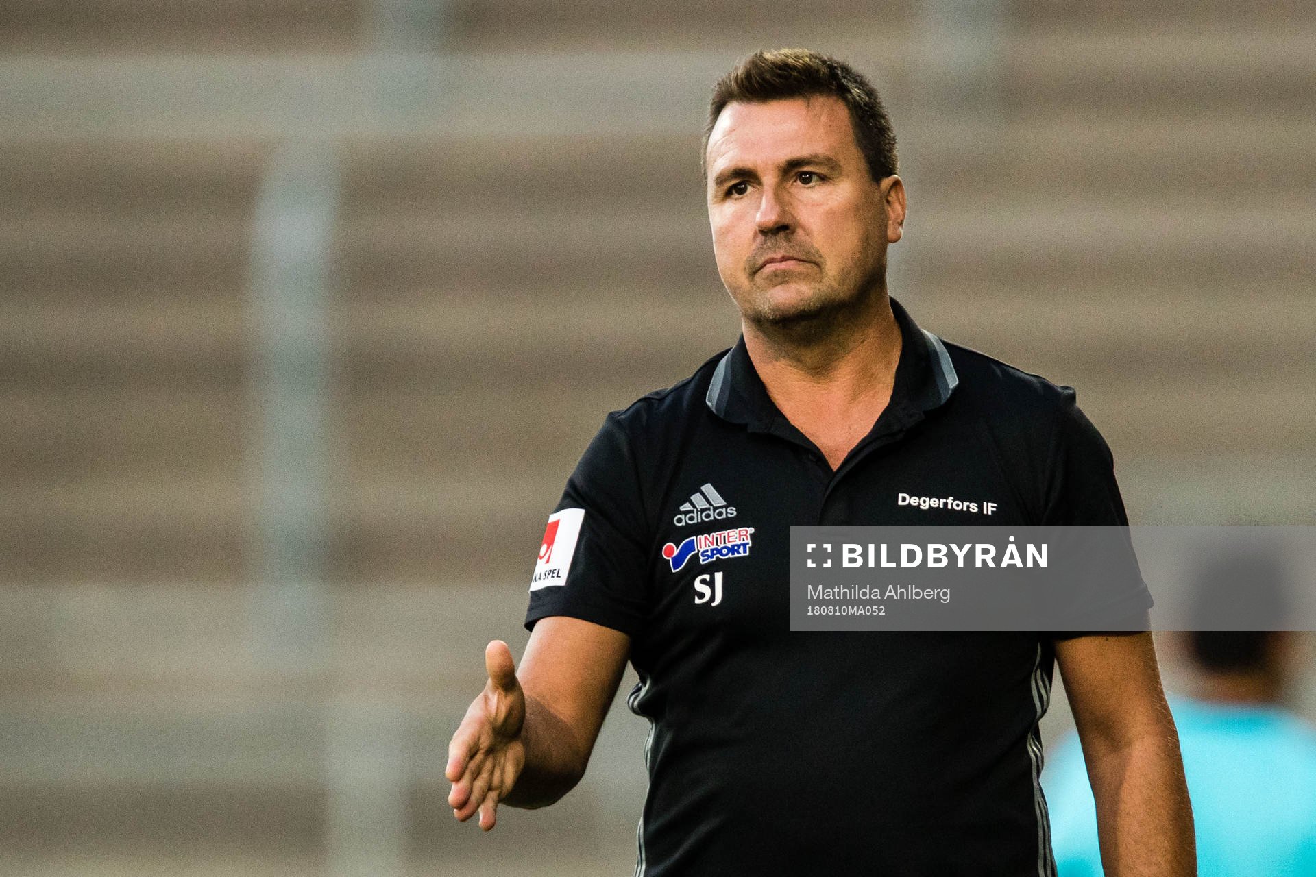 Degerfors tränare Stefan Jacobsson