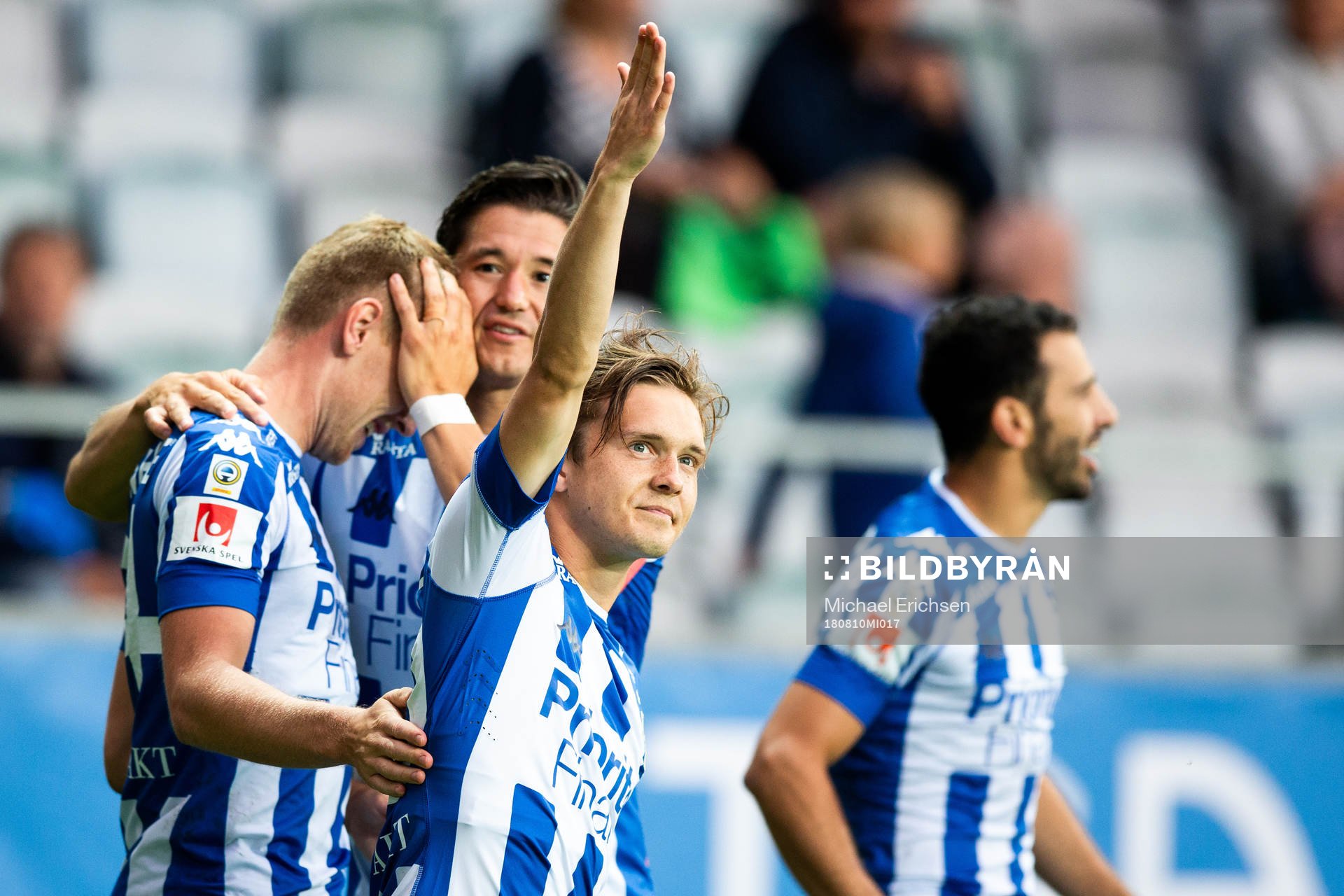 IFK Göteborgs Patrik Karlsson Lagemyr jublar