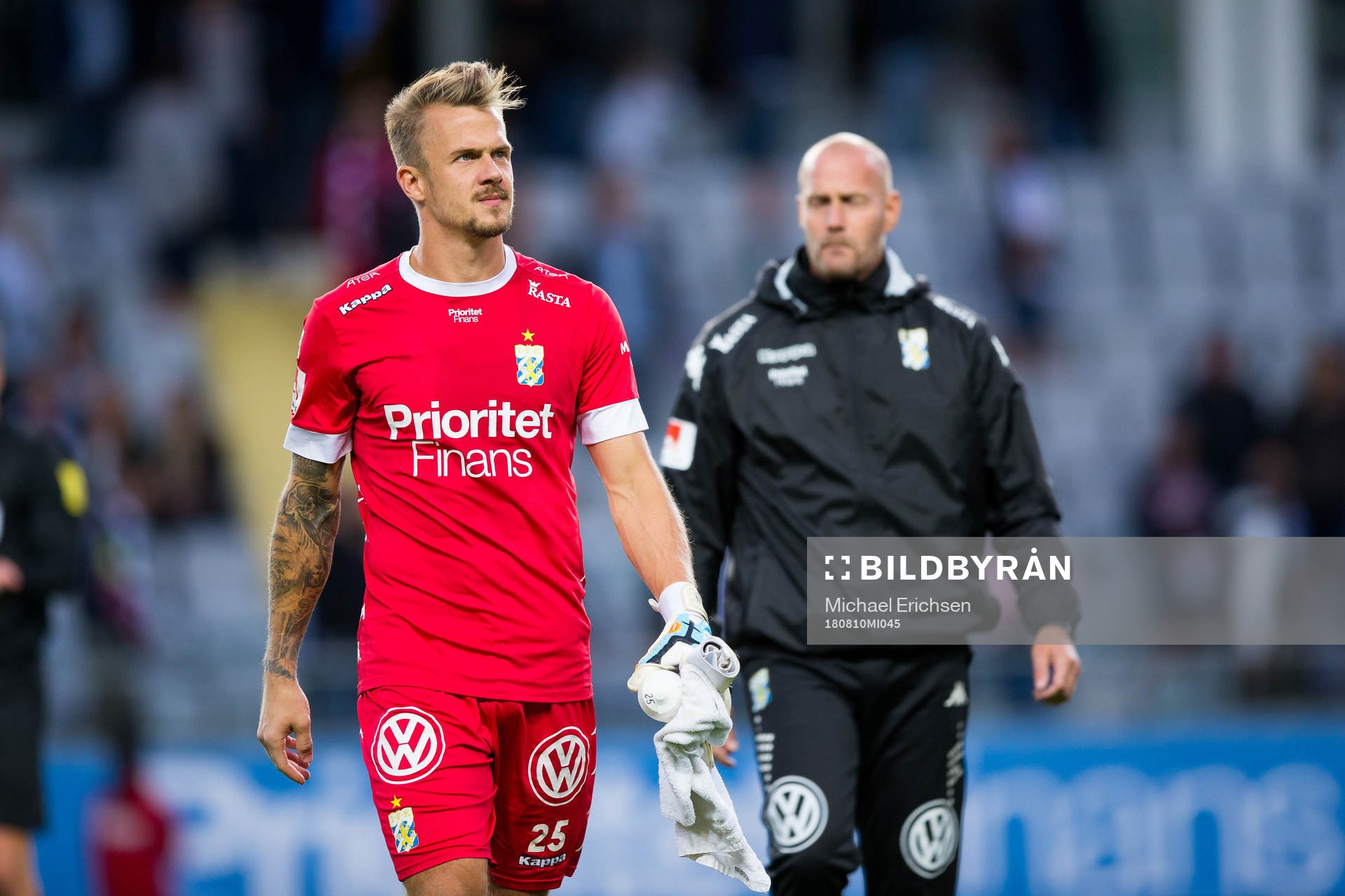 IFK Göteborgs målvakt Erik Dahlin deppar