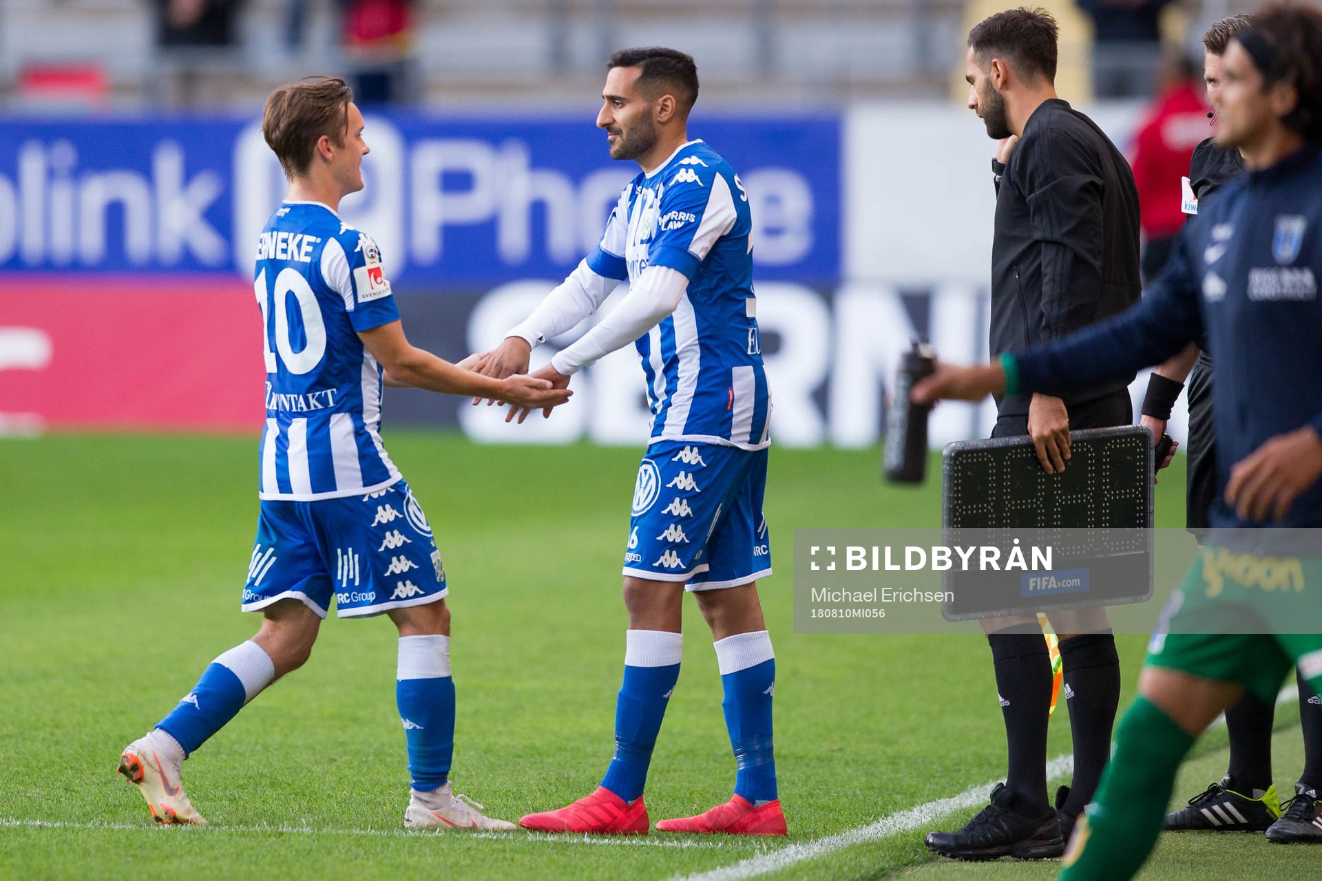 IFK Göteborgs Patrik Karlsson Lagemyr byter med Sargon
