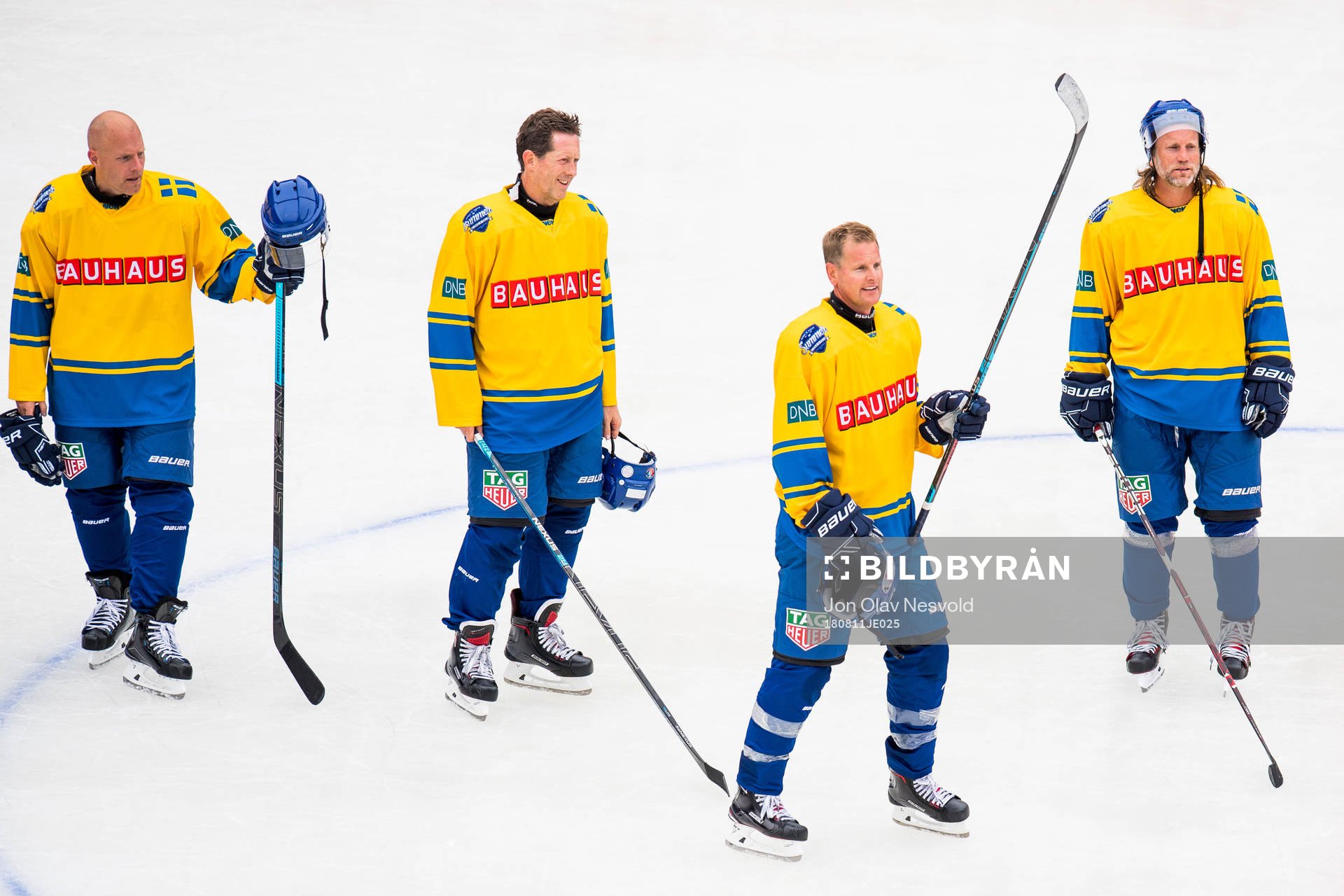 The Swedish players Jonas Björkman, Niklas Jihde and Peter