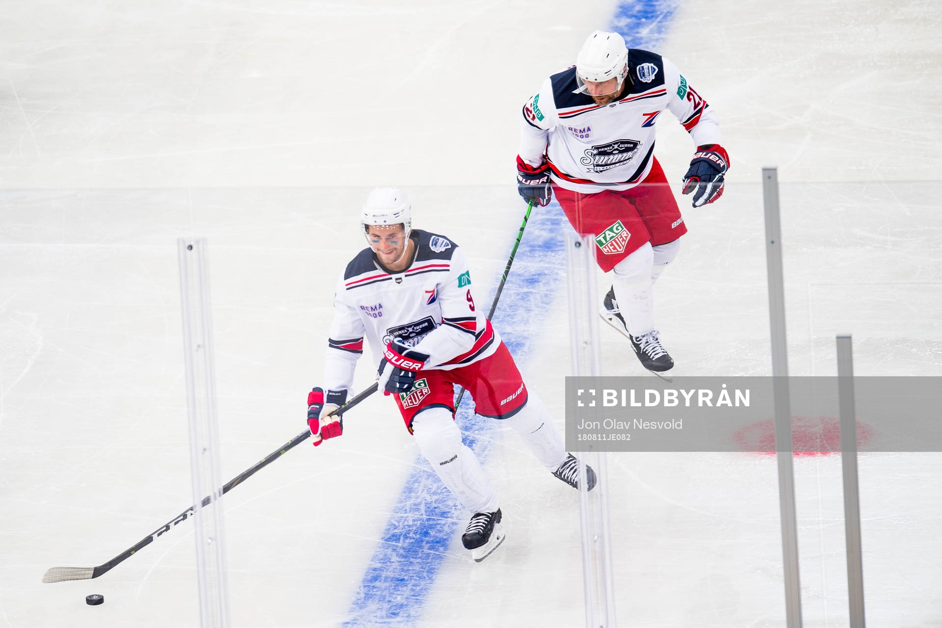 Filip Forsberg and Peter Forsberg of Team Zucca