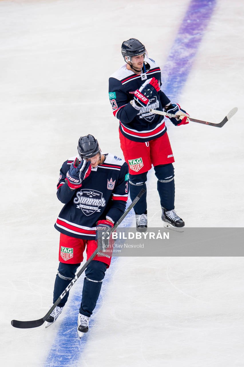 John Klingberg and Oliver Ekman-Larsson of Team Henke