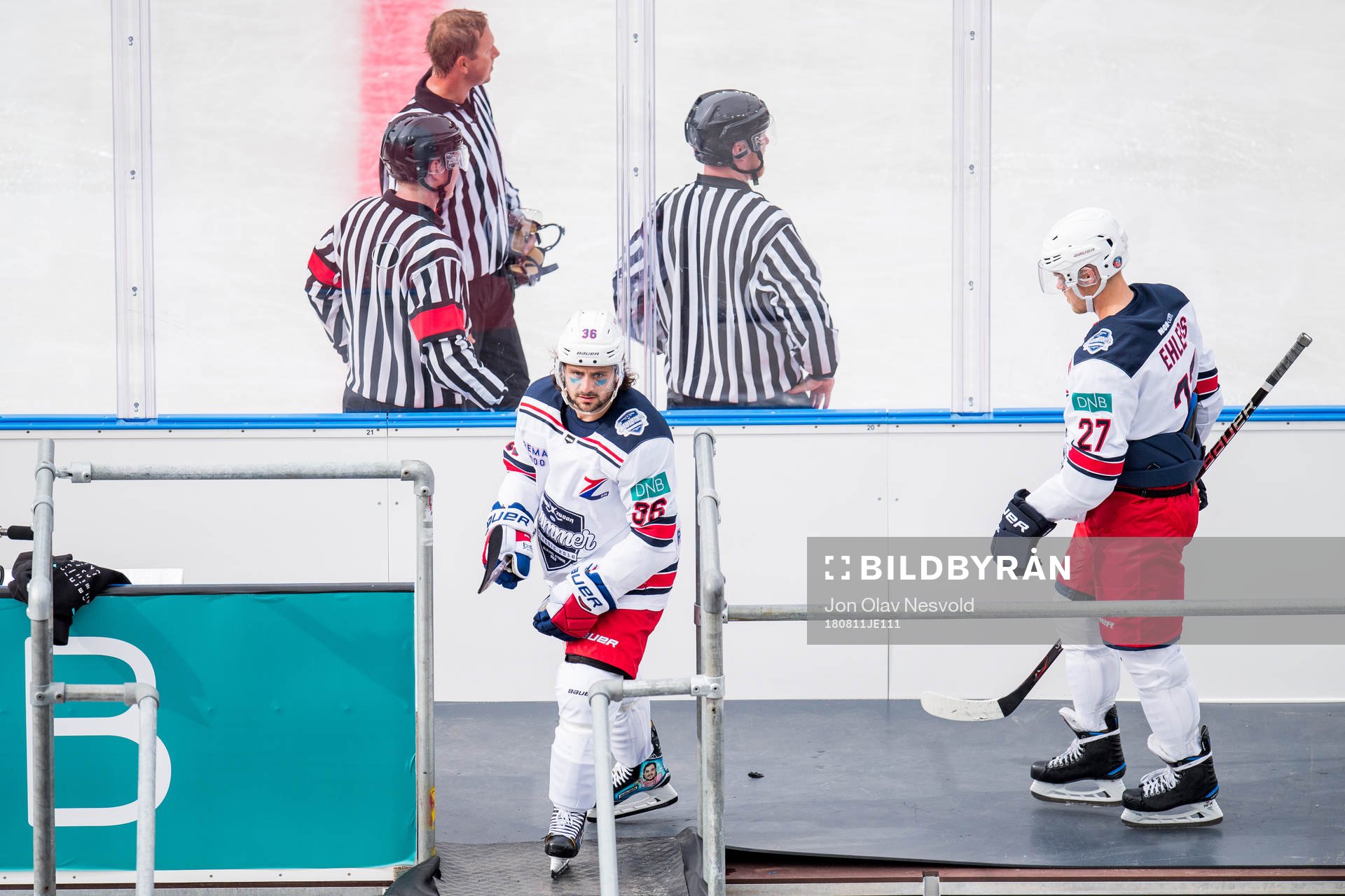 Mats Zuccarello and Nikolaj Ehlers of Team Zucca