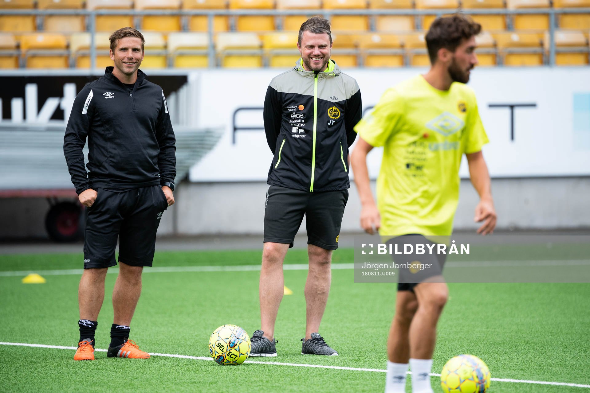 individuell tränare Anders Svensson och manager Jimmy