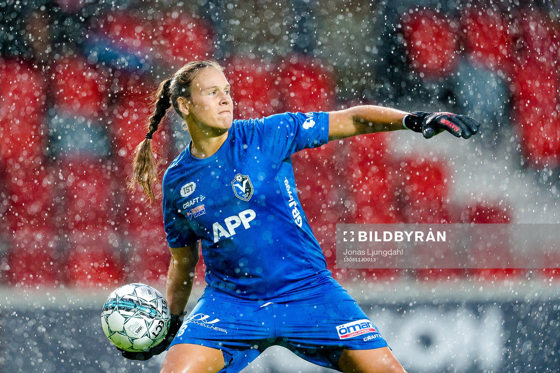 Växjös målvakt Katlynn Fraine
