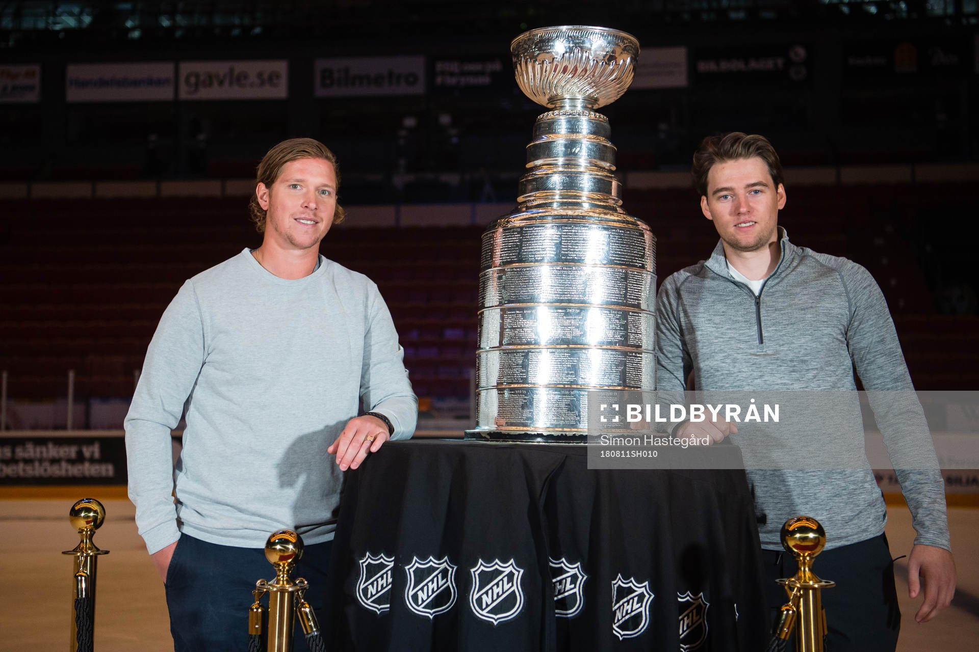 Washington Capitals Nicklas Bäckström och Christian Djoos