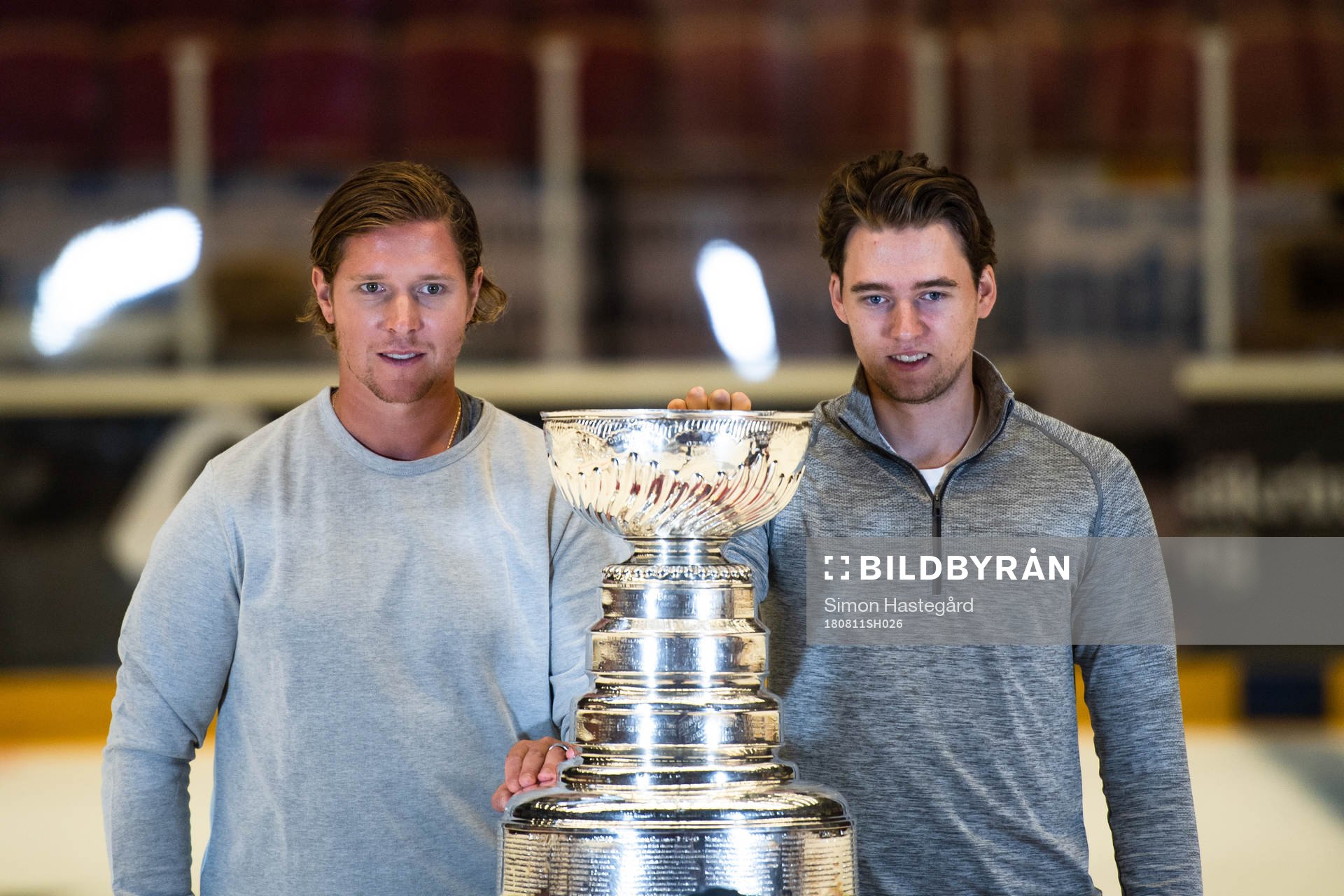 Washington Capitals Nicklas Bäckström och Christian Djoos