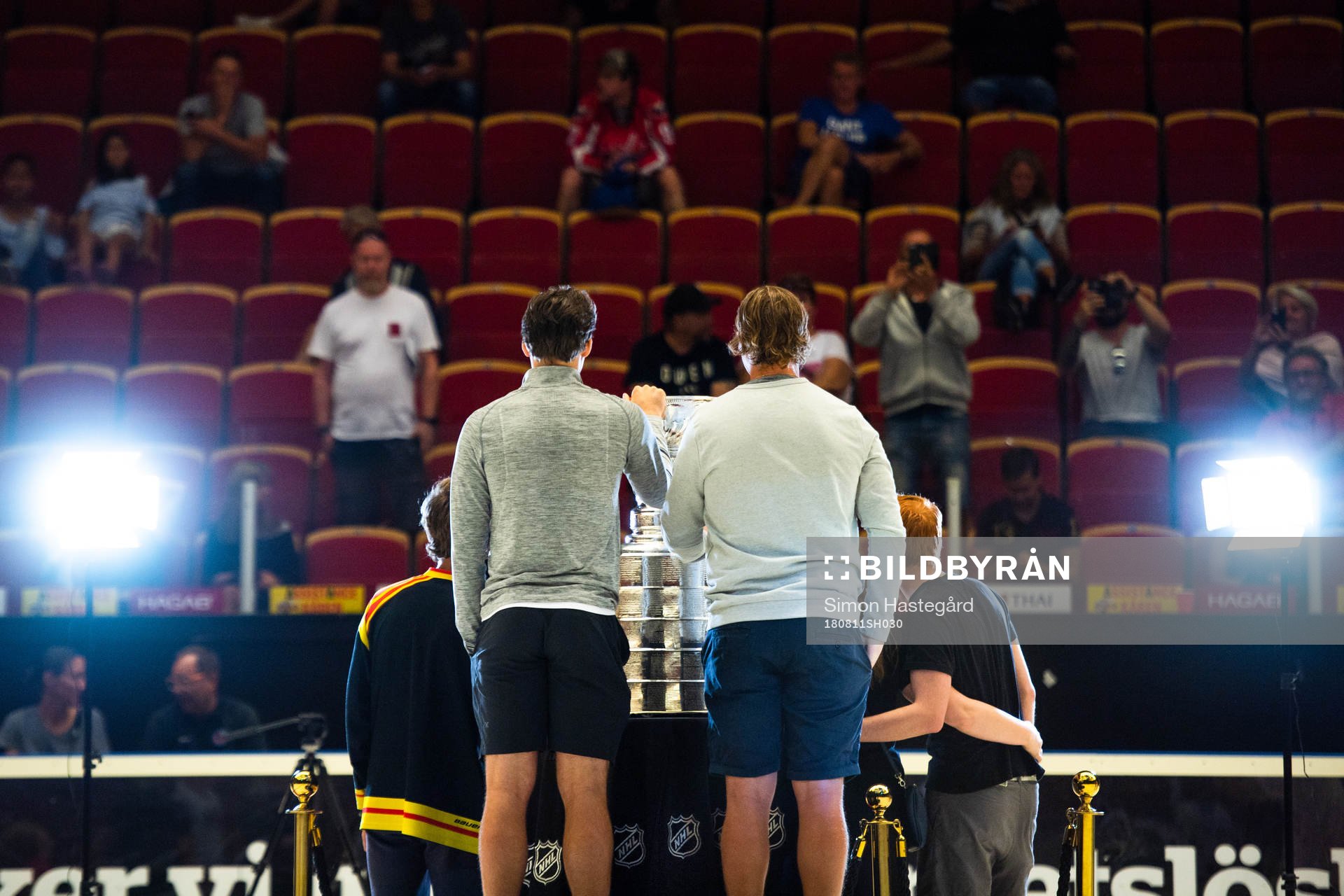 Washington Capitals Nicklas Bäckström och Christian Djoos