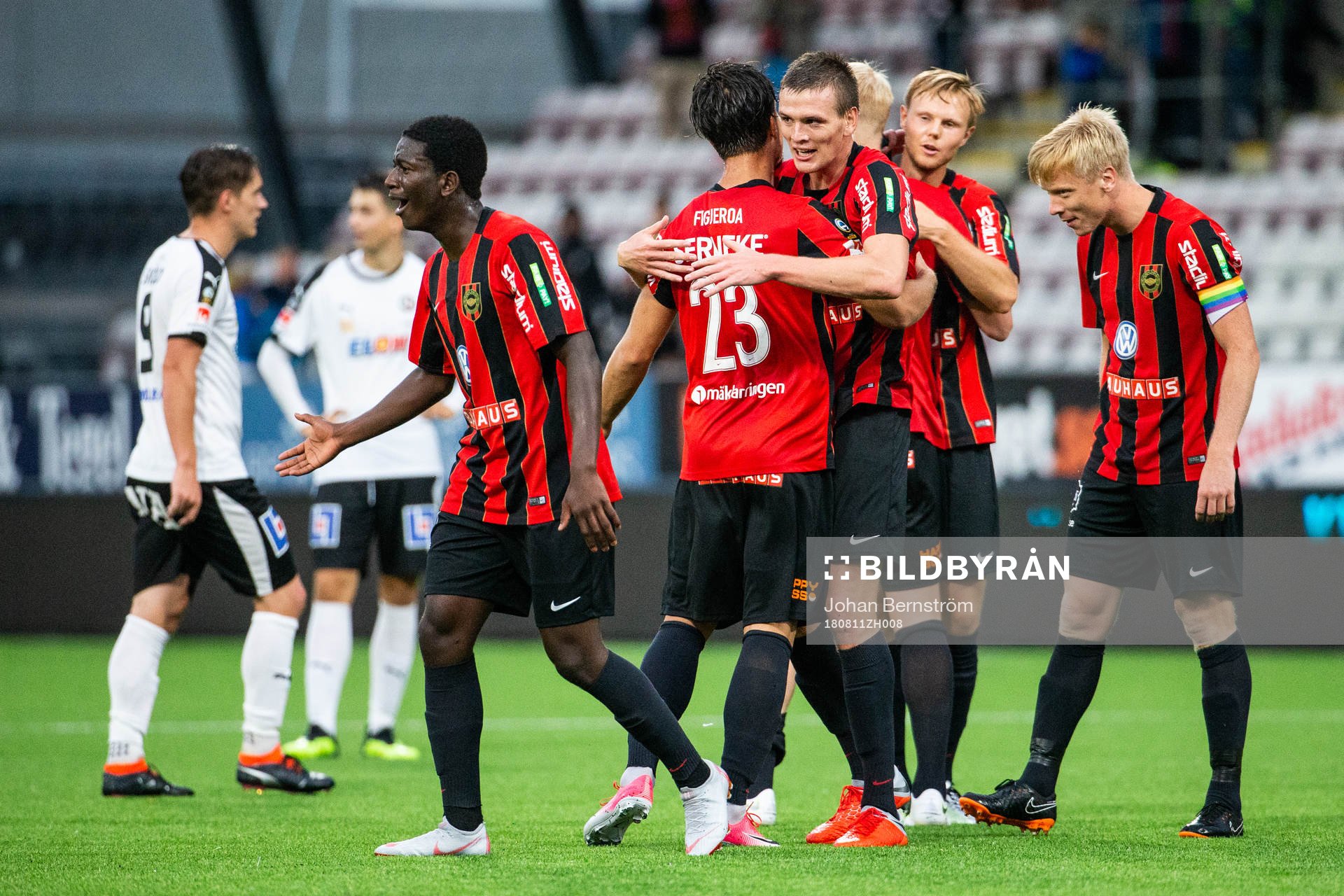 Brommapojkarnas Eric Johana Omondi, Erik Figueroa och Jack