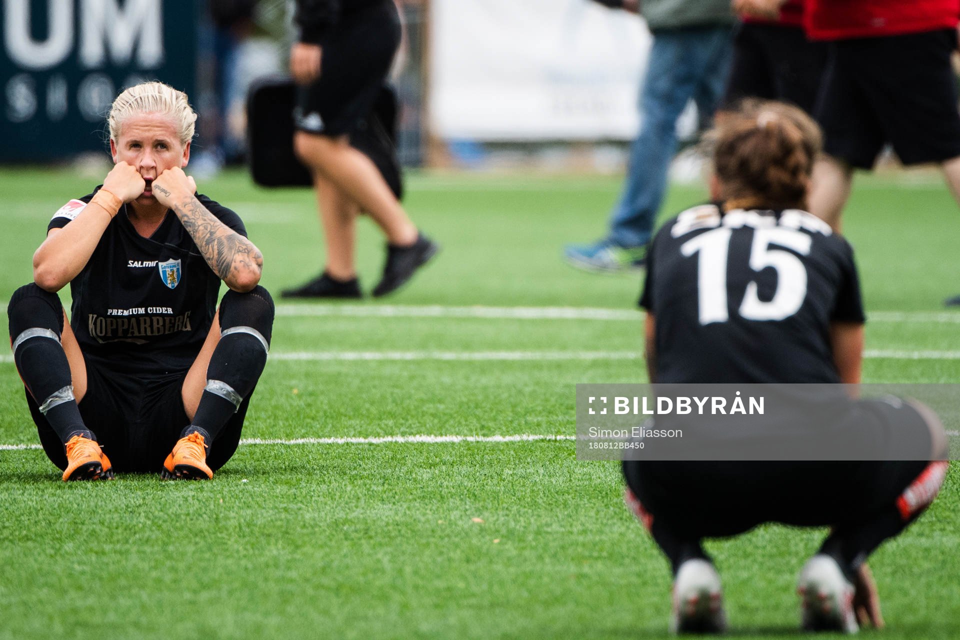 Göteborgs Filippa Curmark och Julia Zigiotti Olme deppar