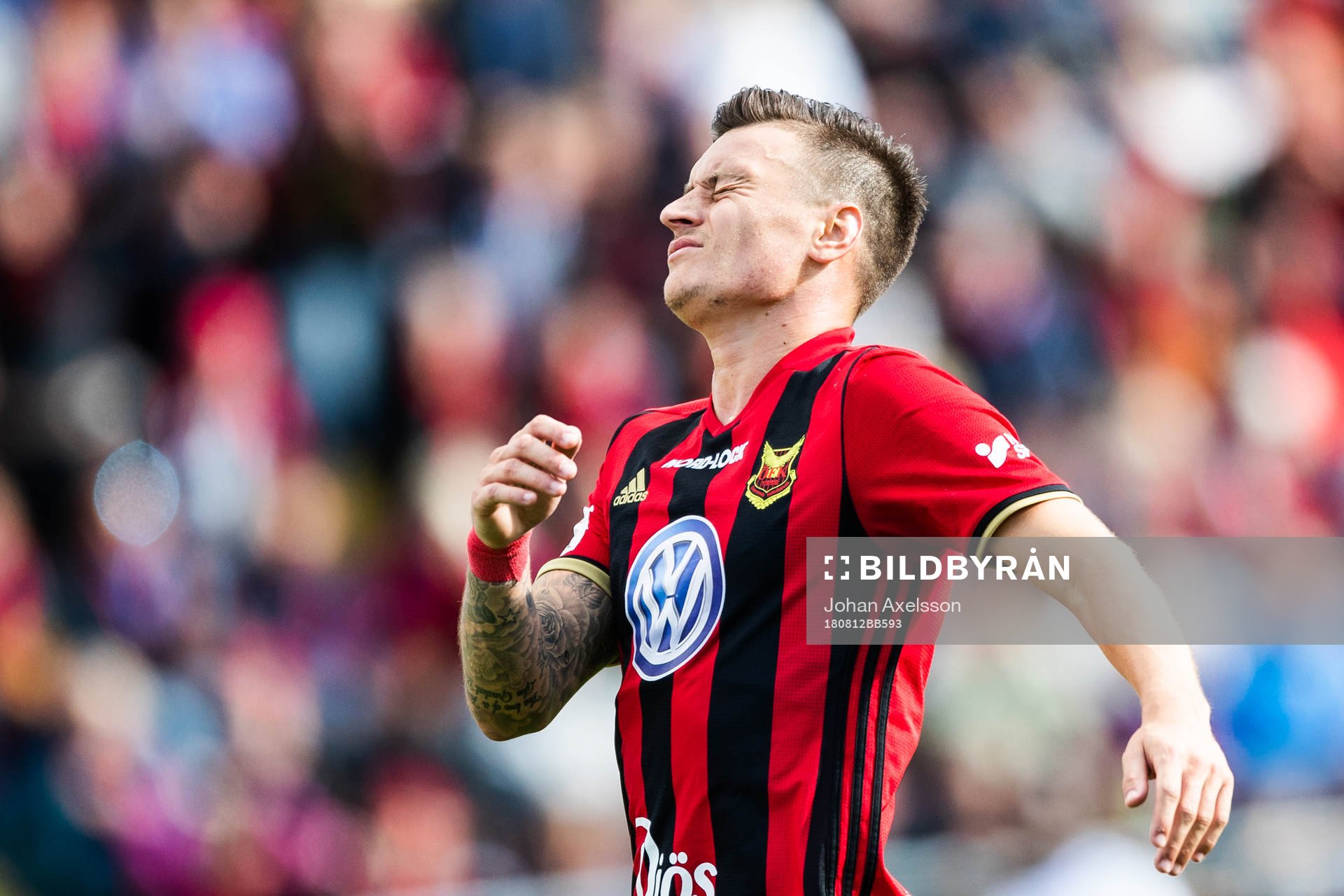 Östersunds Jamie Hopcutt deppar