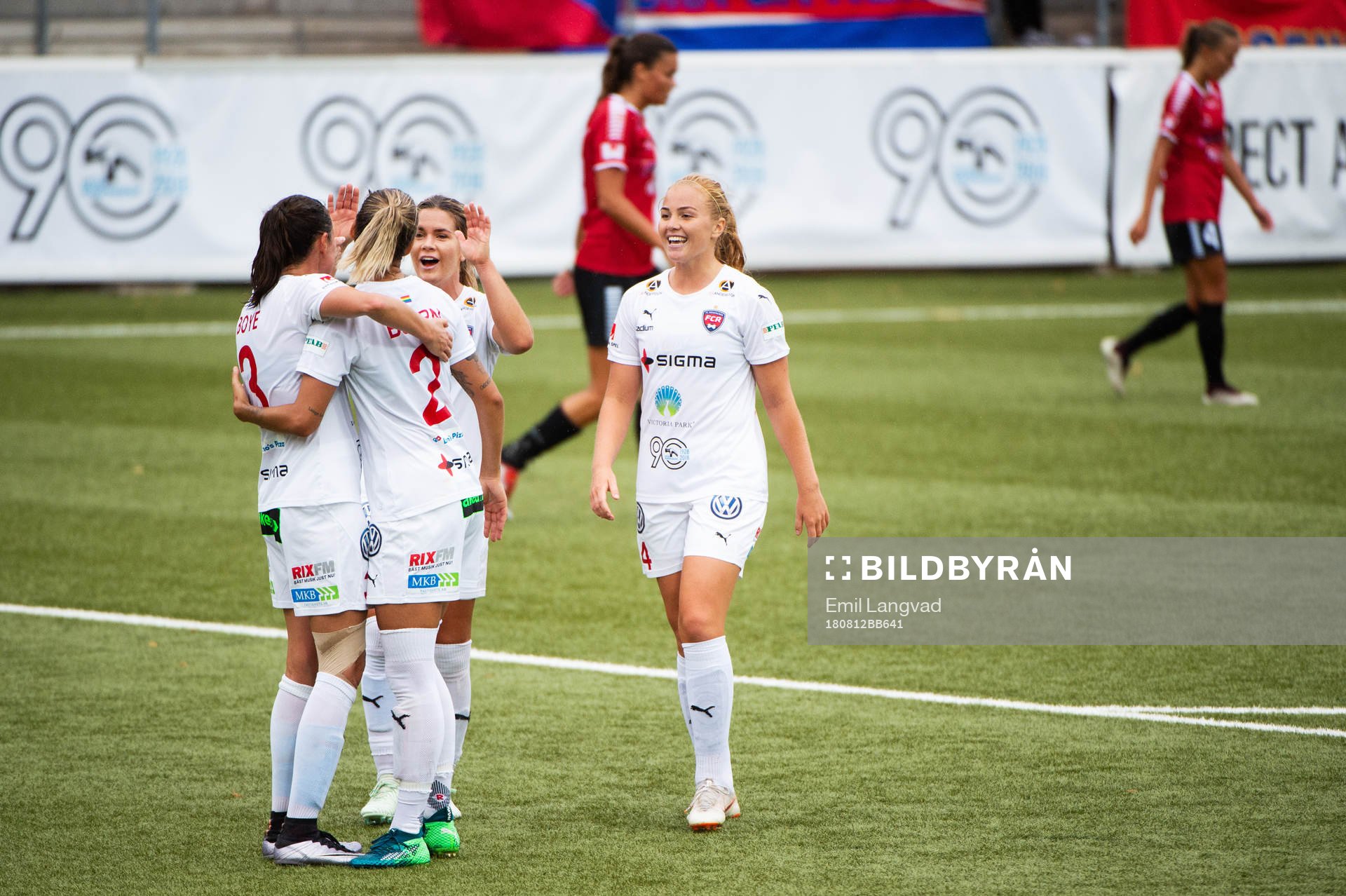 Rosengårds Simone Boye Sörensen, Nathalie Björn, Hanna